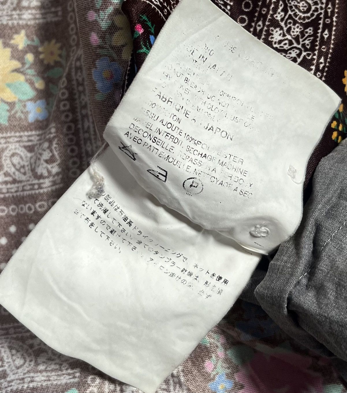 Comme des Garcons Vintage cdg printed hybrid open collar shirt Size US S / EU 44-46 / 1 - 4 Thumbnail