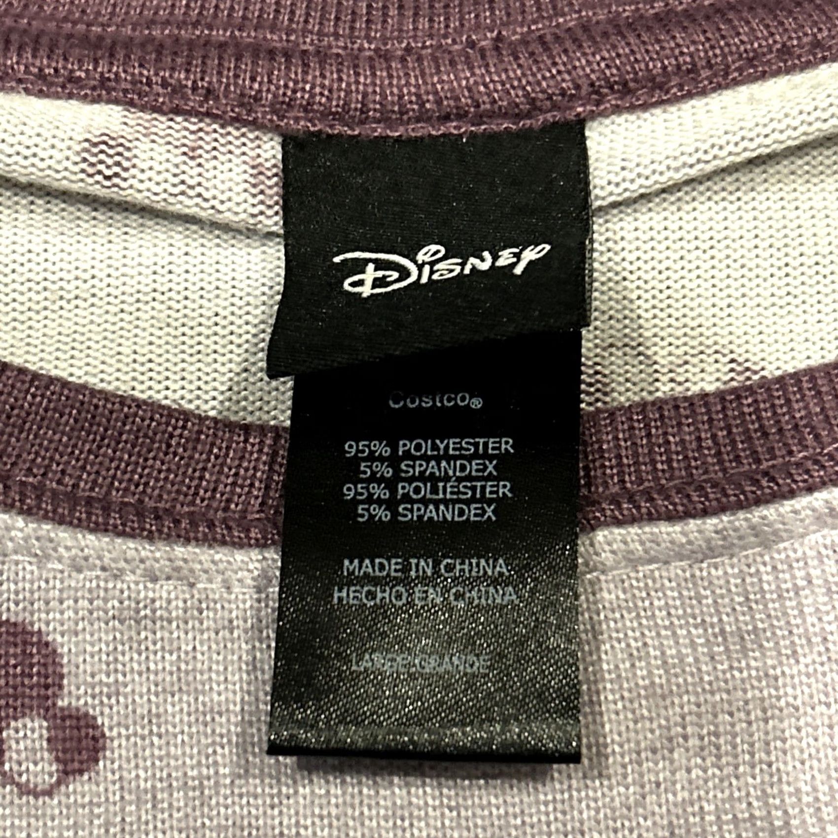Disney Disney Minnie Mouse Pajama Top Women’s L Long Sleeve Purple Brushed Knit A36 Size L / US 10 / IT 46 - 2 Thumbnail