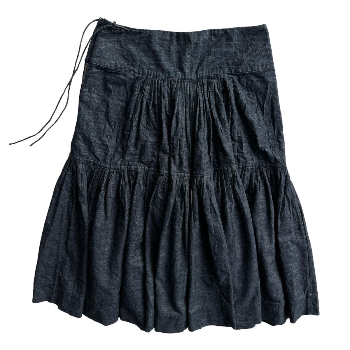 45rpm × Japanese Brand × Kapital 45RPM INDIGO DYED DENIM SKIRT Size 27" / US 4 / IT 40 - 9 Thumbnail