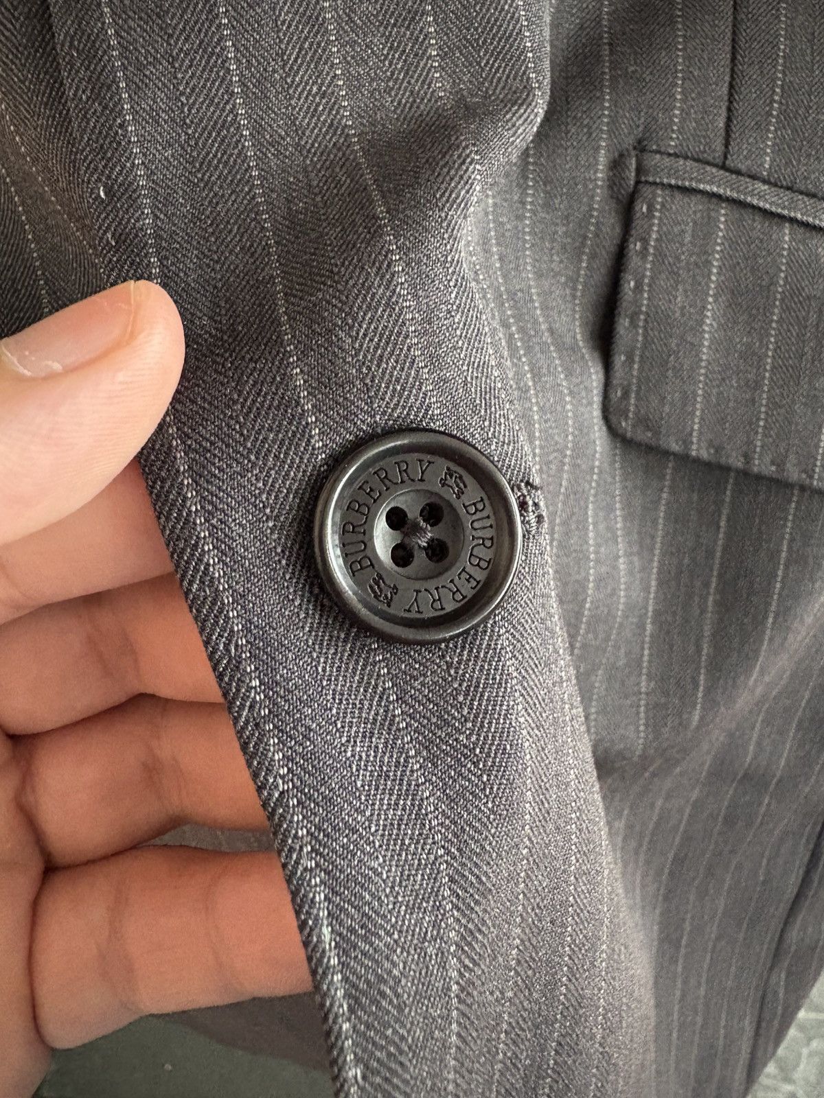 Burberry Burberry Black Label Stripped Blazer Jacket Size US S / EU 44-46 / 1 - 5 Thumbnail