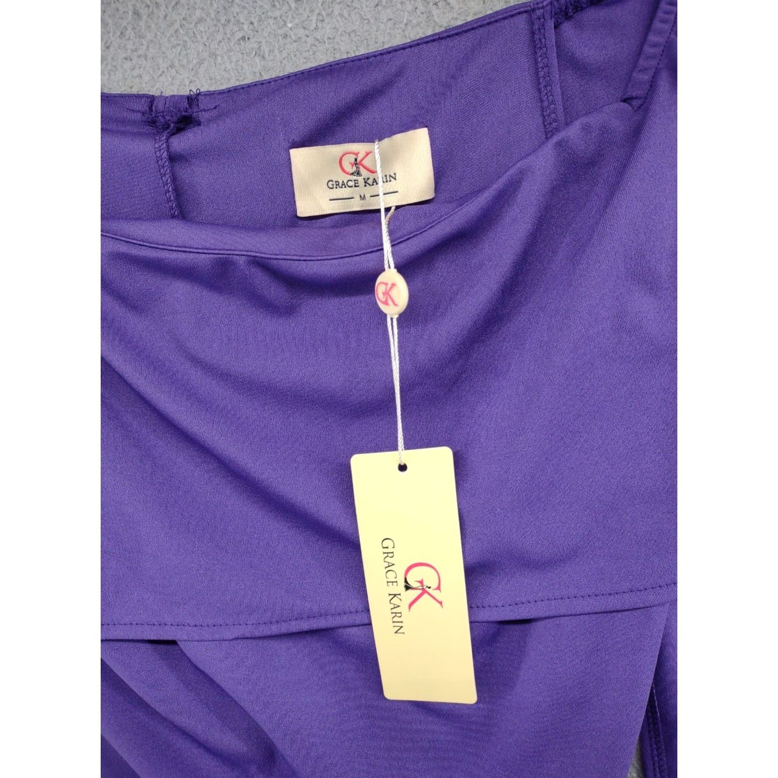 Vintage Grace Karin Women's Purple Pullover Midi Dress in Size Medium NEW with Tags Size M / US 6-8 / IT 42-44 - 2 Thumbnail