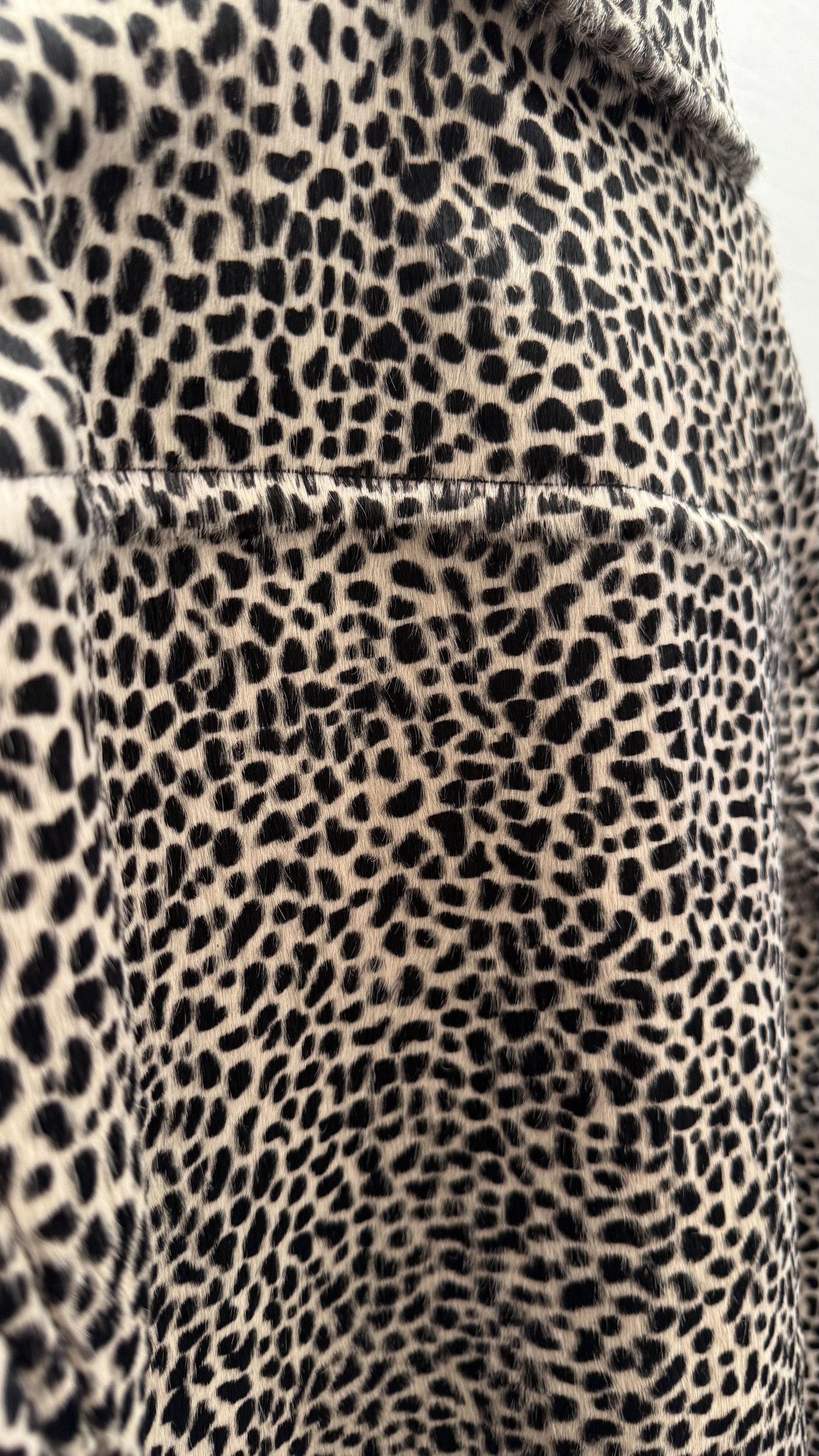 Rta RtA Calf Cheetah Leather Jacket Size US M / EU 48-50 / 2 - 4 Thumbnail