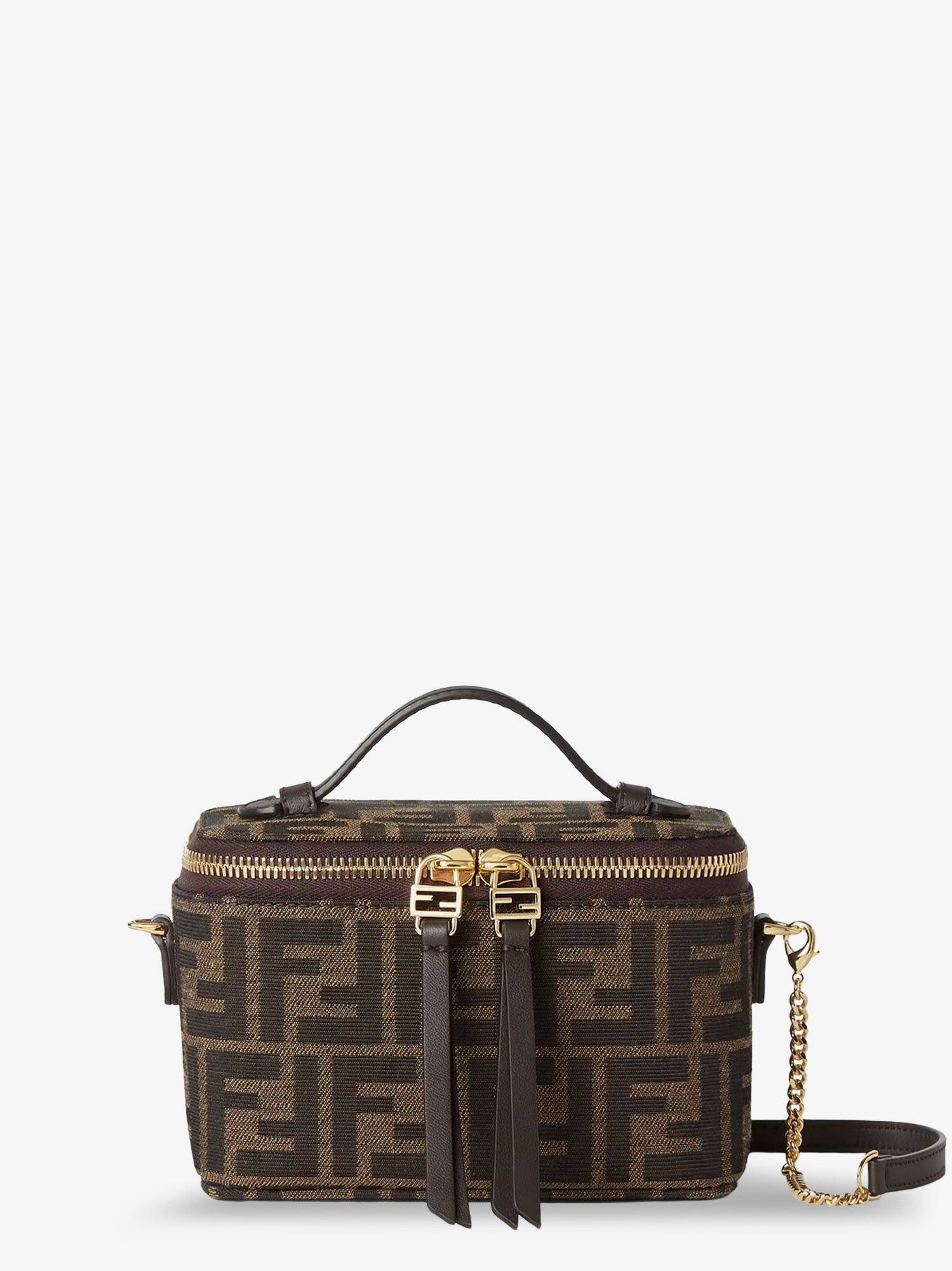 Fendi Vanity Crossbody Bag In Ff Jacquard Fabric Size ONE SIZE - 1 Thumbnail