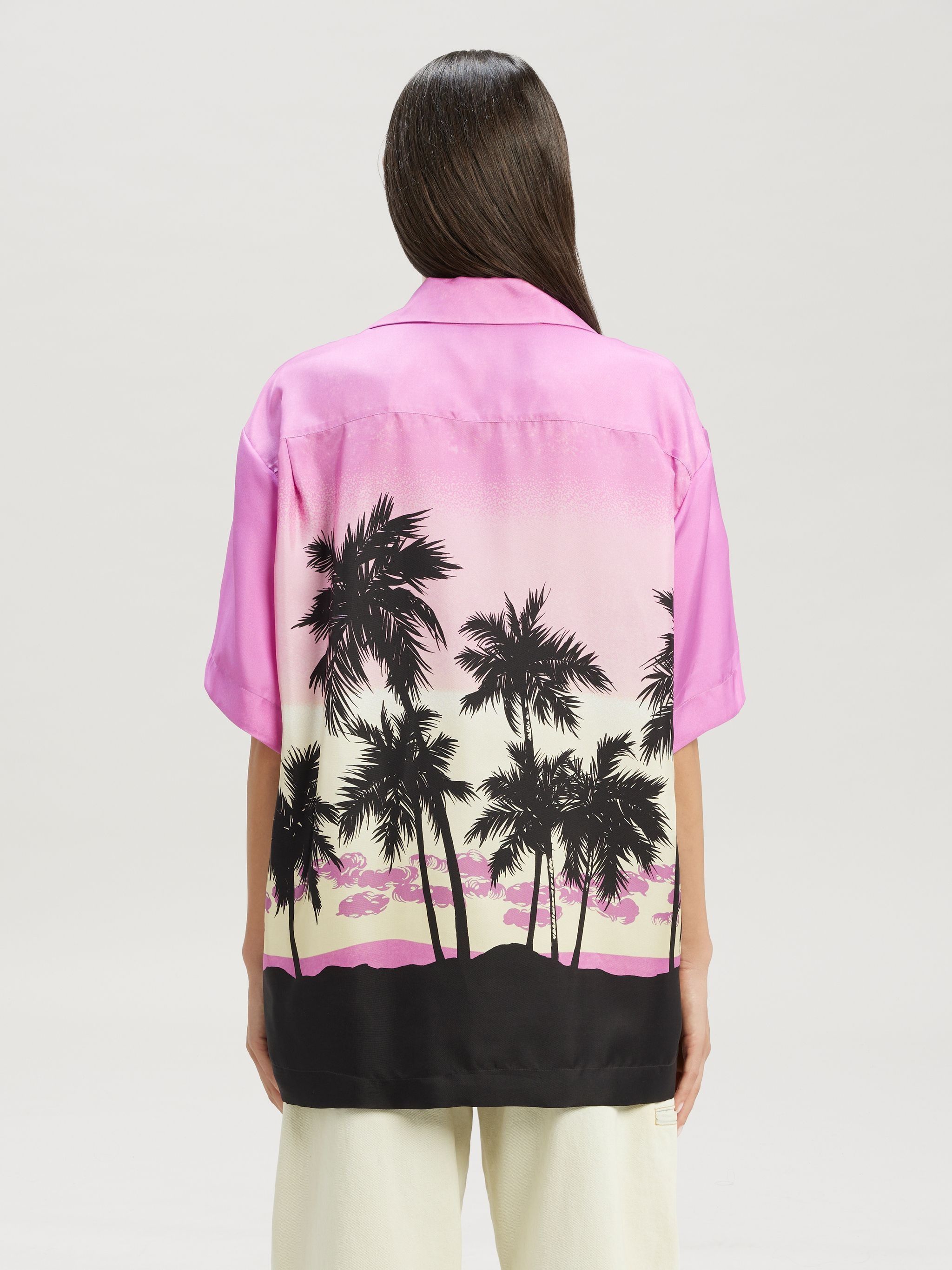 Palm Angels o1y1125 Floral Shirt in Multicolor Size XS / US 0-2 / IT 36-38 - 4 Thumbnail