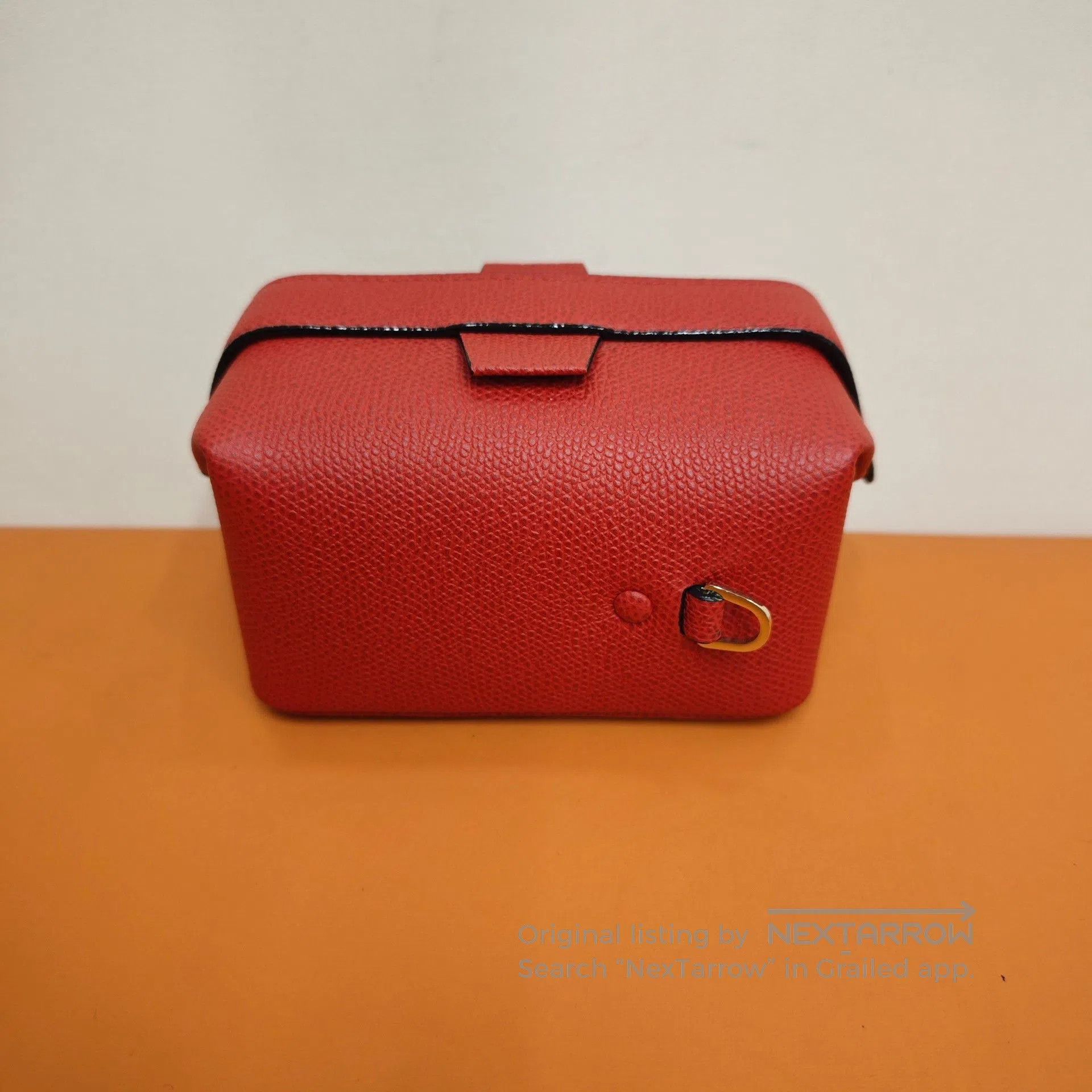 Valextra Valextra Tric Trac Red Crossbody Chain Bag. Size ONE SIZE - 2 Thumbnail