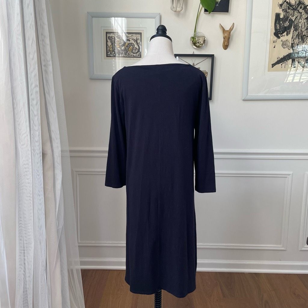 Other Garnet Hill Black Shift Dress Everyday M Size M / US 6-8 / IT 42-44 - 3 Thumbnail