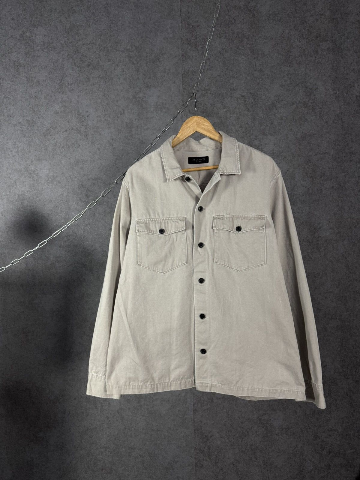 Allsaints Allsaints designer double pocket heavy shirt Size US XXL / EU 58 / 5 - 1 Thumbnail