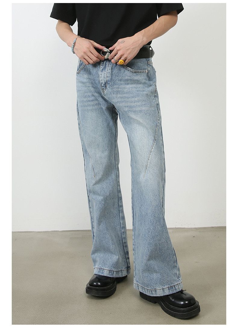 Japanese Brand × Jean Vintage distressed washed loose jeans Size US 32 / EU 48 - 1 Thumbnail