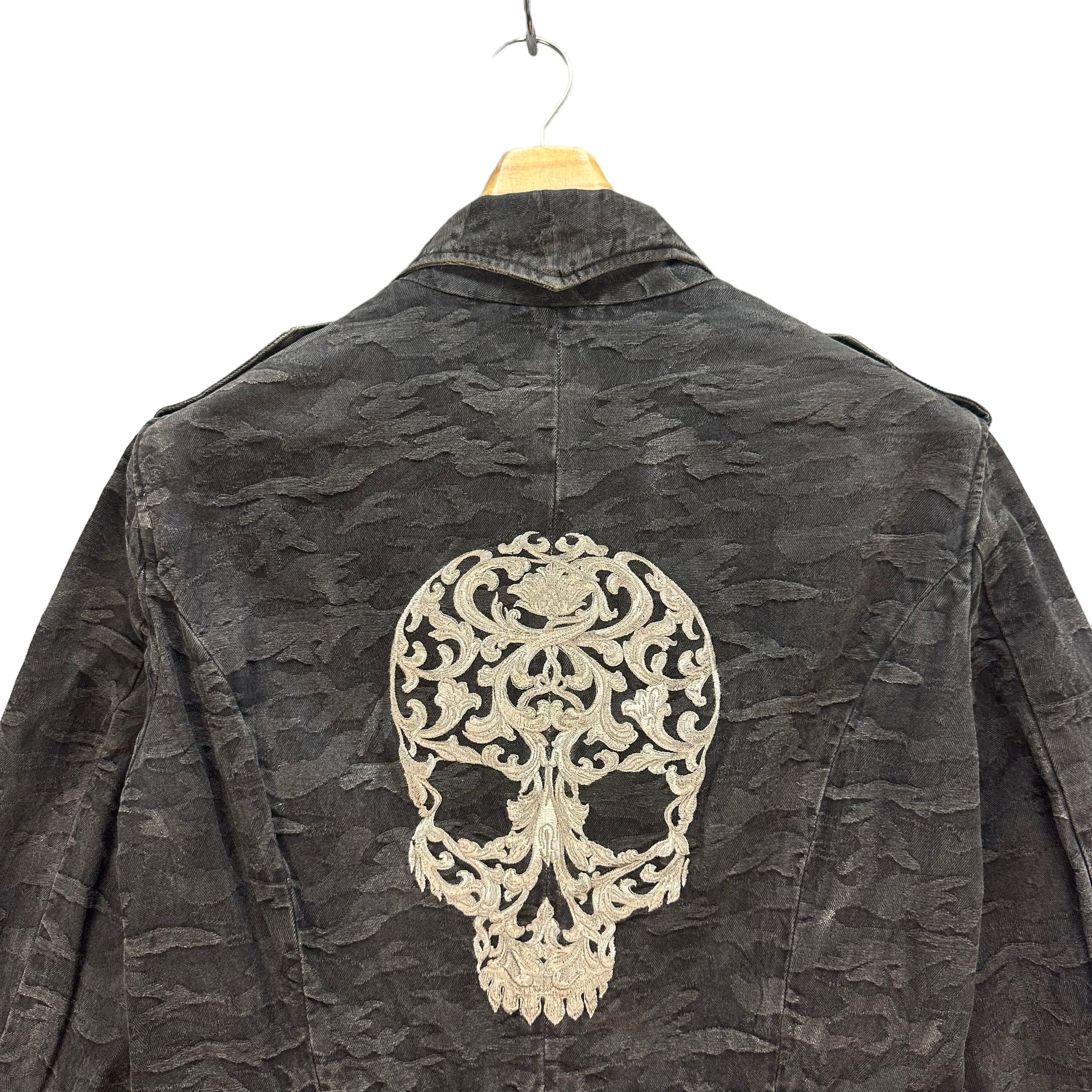 Obelisk OBELISK SKULLS ON BACK CHORE JACKET #7865-185 Size US M / EU 48-50 / 2 - 3 Thumbnail