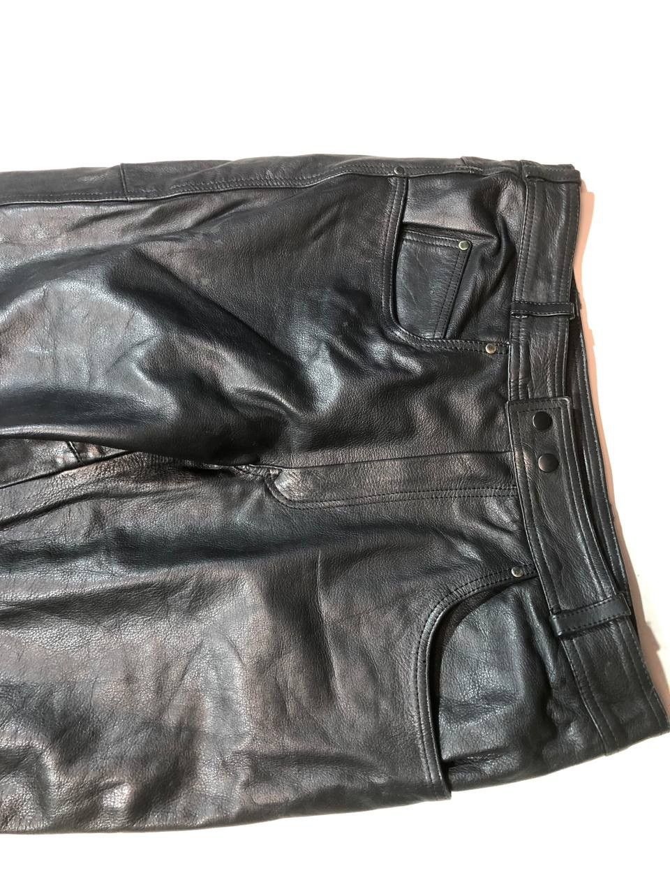 Leather × Vintage Leder Arizona USA Leather Moto Biker Pants Size US 36 / EU 52 - 4 Thumbnail