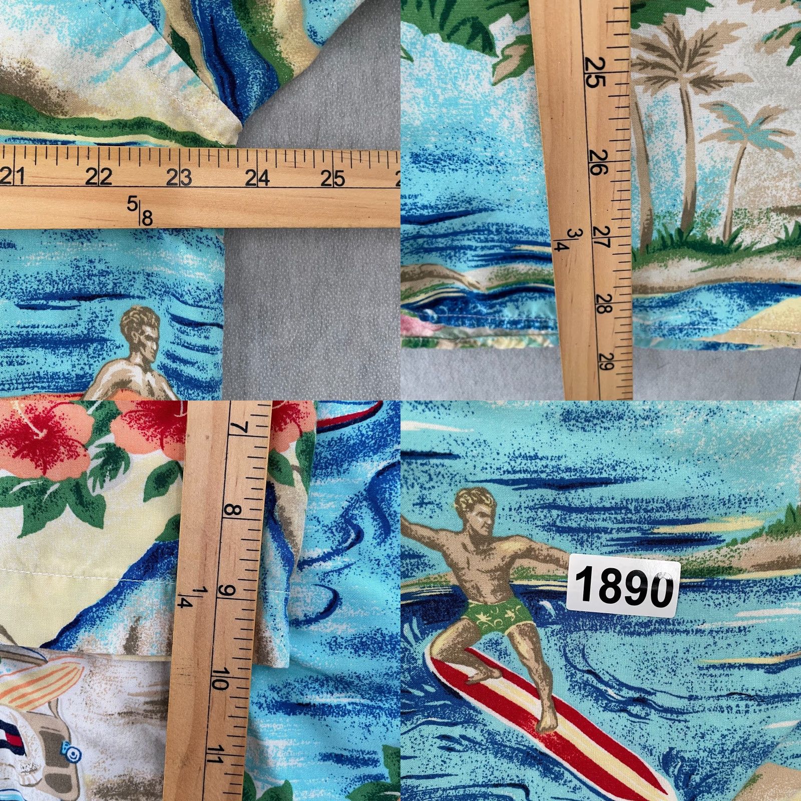 Tommy Hilfiger VINTAGE Tommy Hilfiger Men's Short Sleeve Shirt Adult Medium Geometric Pattern 90s Beach Nautical Classic Casual Size US M / EU 48-50 / 2 - 8 Thumbnail