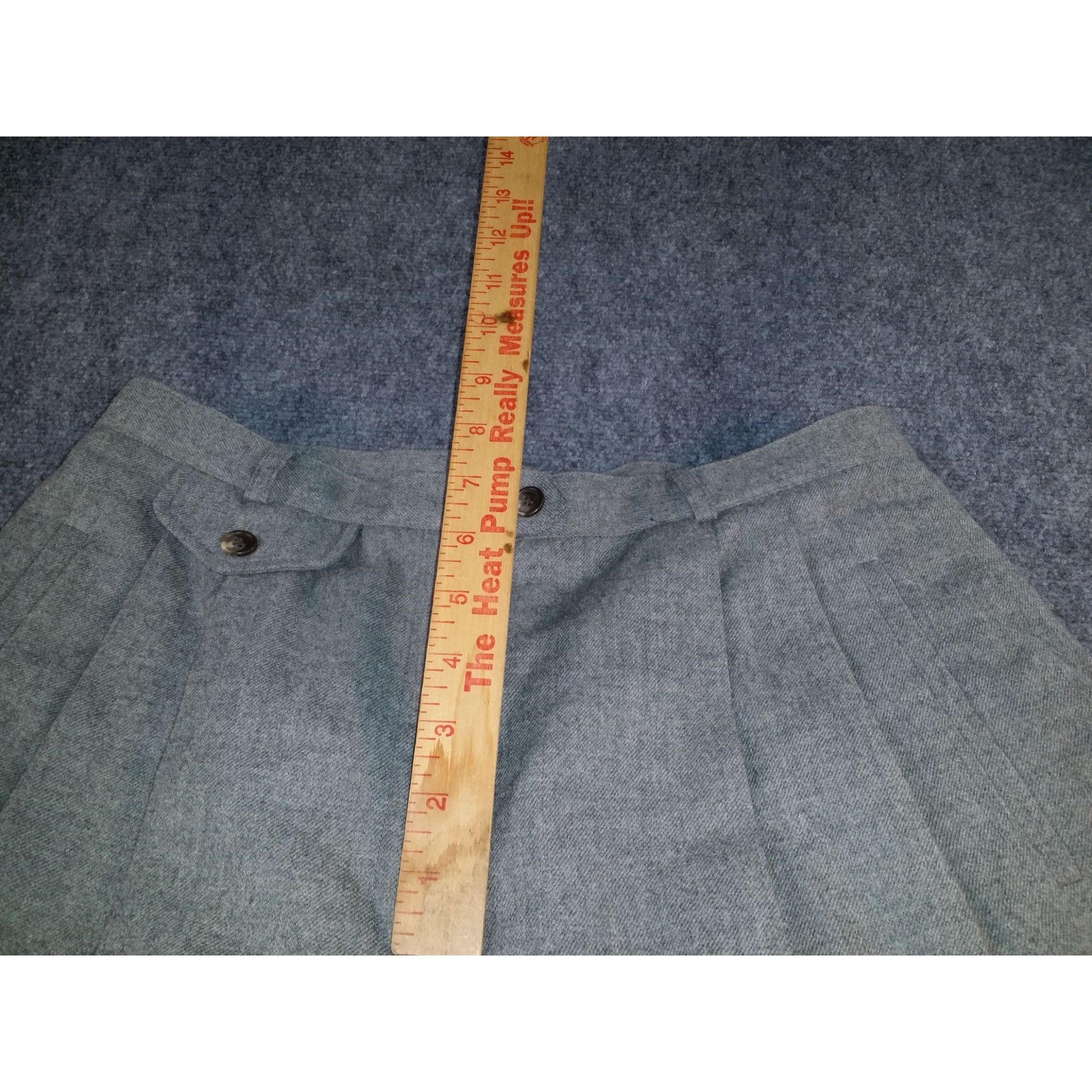 Lauren Ralph Lauren Lauren Ralph Lauren Wool Pants Women Sz 12 Gray Pleated Work Size 34" / US 12 / IT 48 - 5 Thumbnail