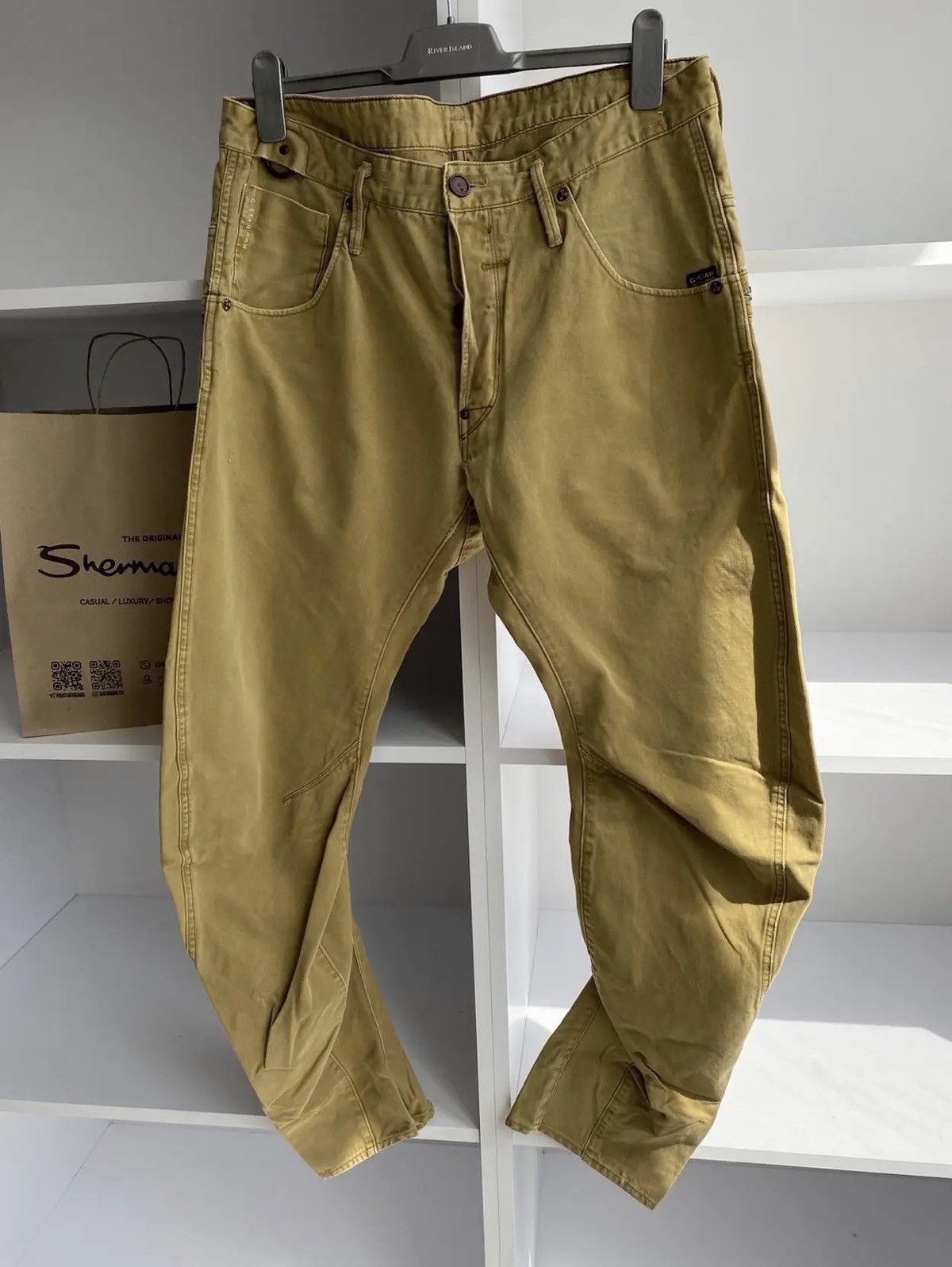 G-Star × Vintage Vintage G-Star Raw Denim Brown Pants Size US 36 / EU 52 - 4 Thumbnail