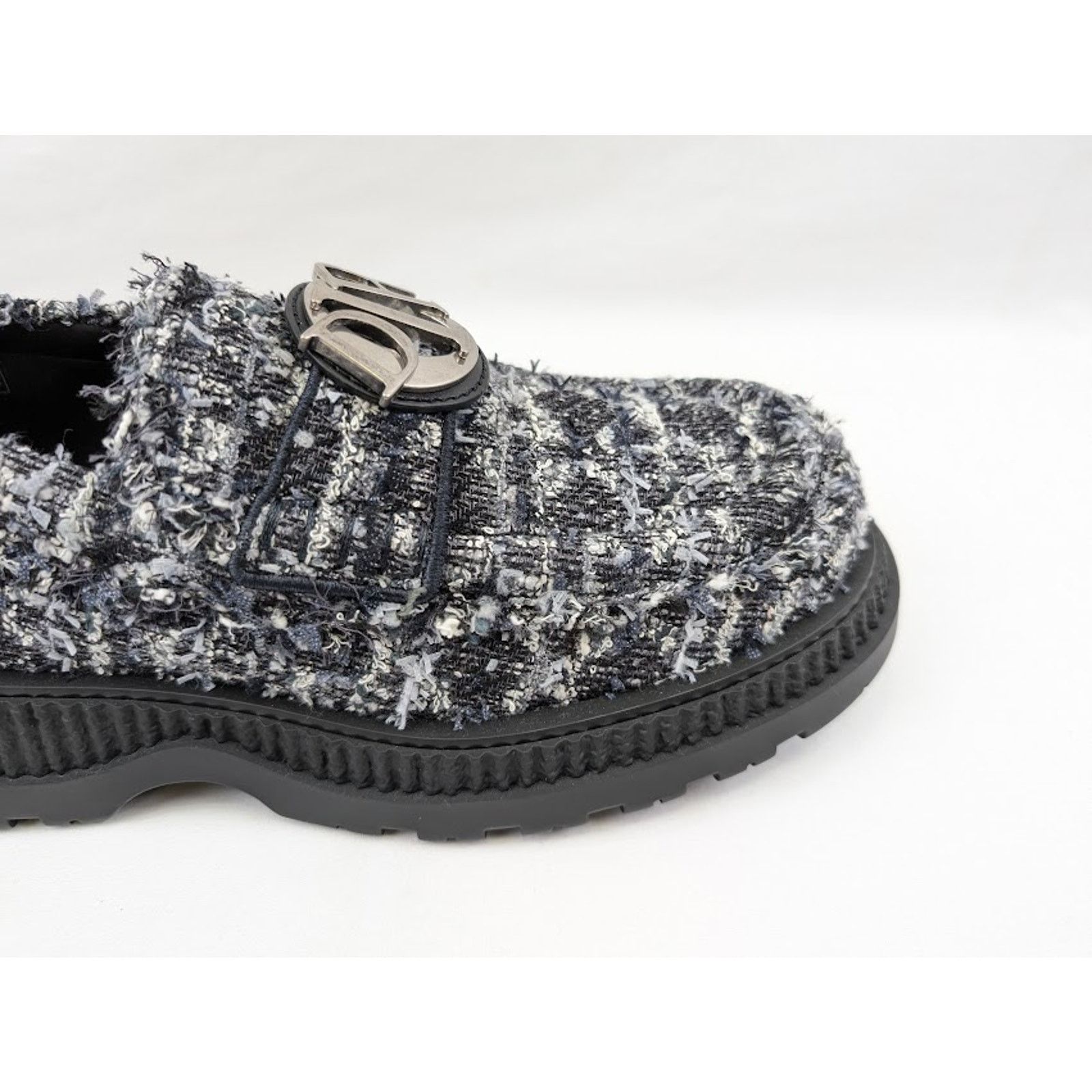 Dior o1rshd1 Buffalo Loafers Fabric in Navy Blue Size US 11 / EU 44 - 3 Thumbnail