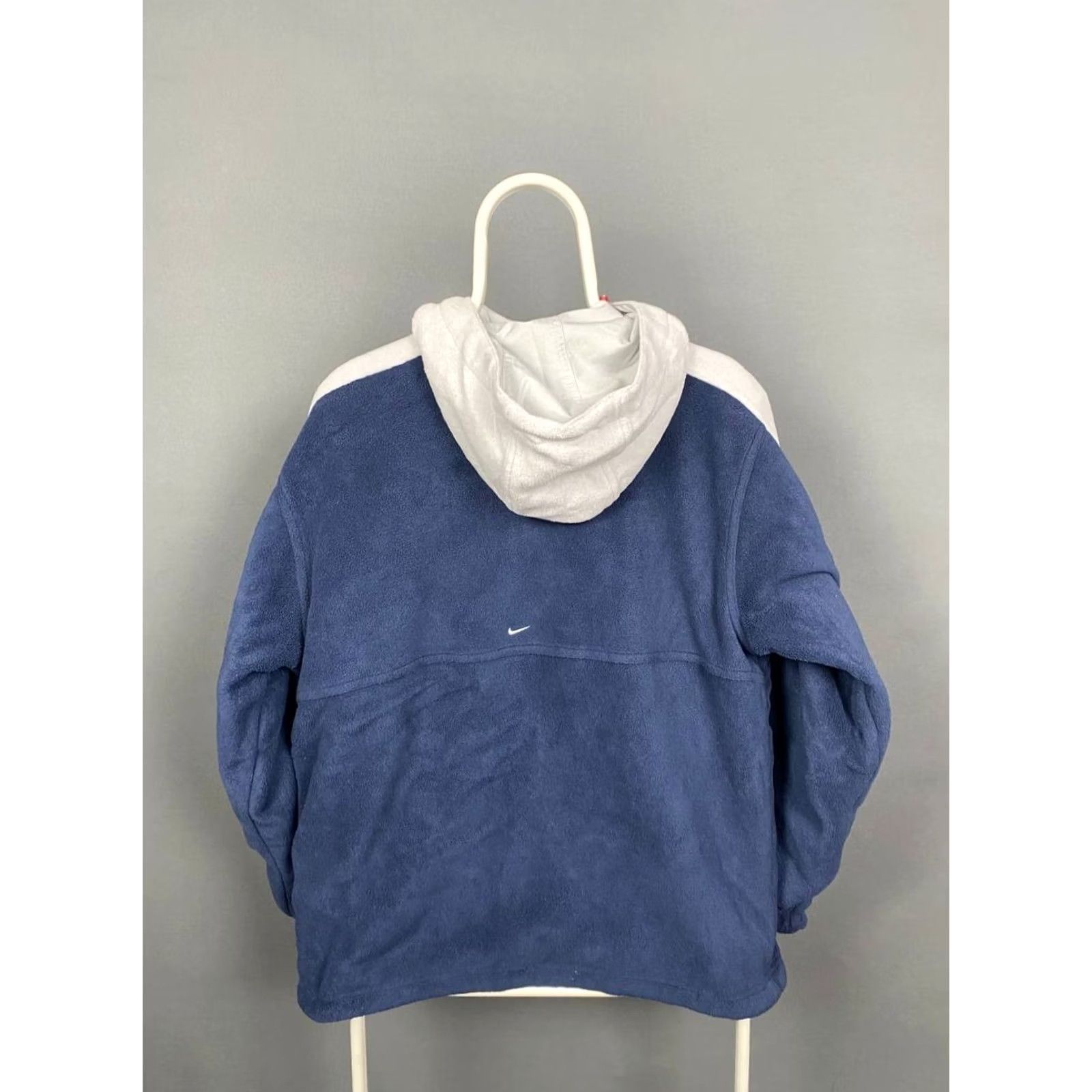 Nike Nike Hoodie Mens S Blue & Gray Reversible Size Long Sleeve Drawstring Size US S / EU 44-46 / 1 - 2 Thumbnail