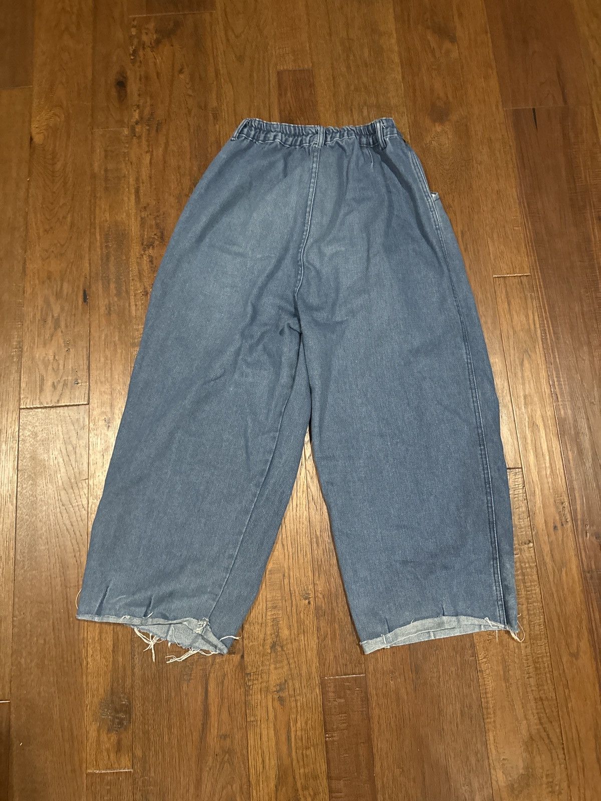 Vintage Baggy Blue “Denim” Balloon Pants Size US 34 / EU 50 - 2 Thumbnail