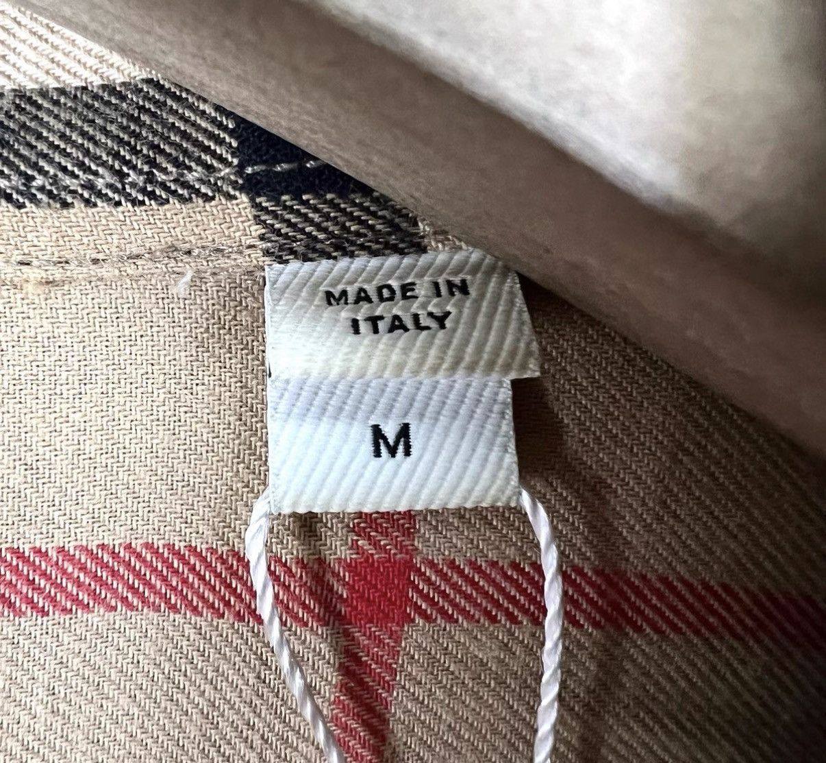 Burberry Burberry Check Long Sleeve Shirt with Tape Detail K12 Size US M / EU 48-50 / 2 - 5 Thumbnail