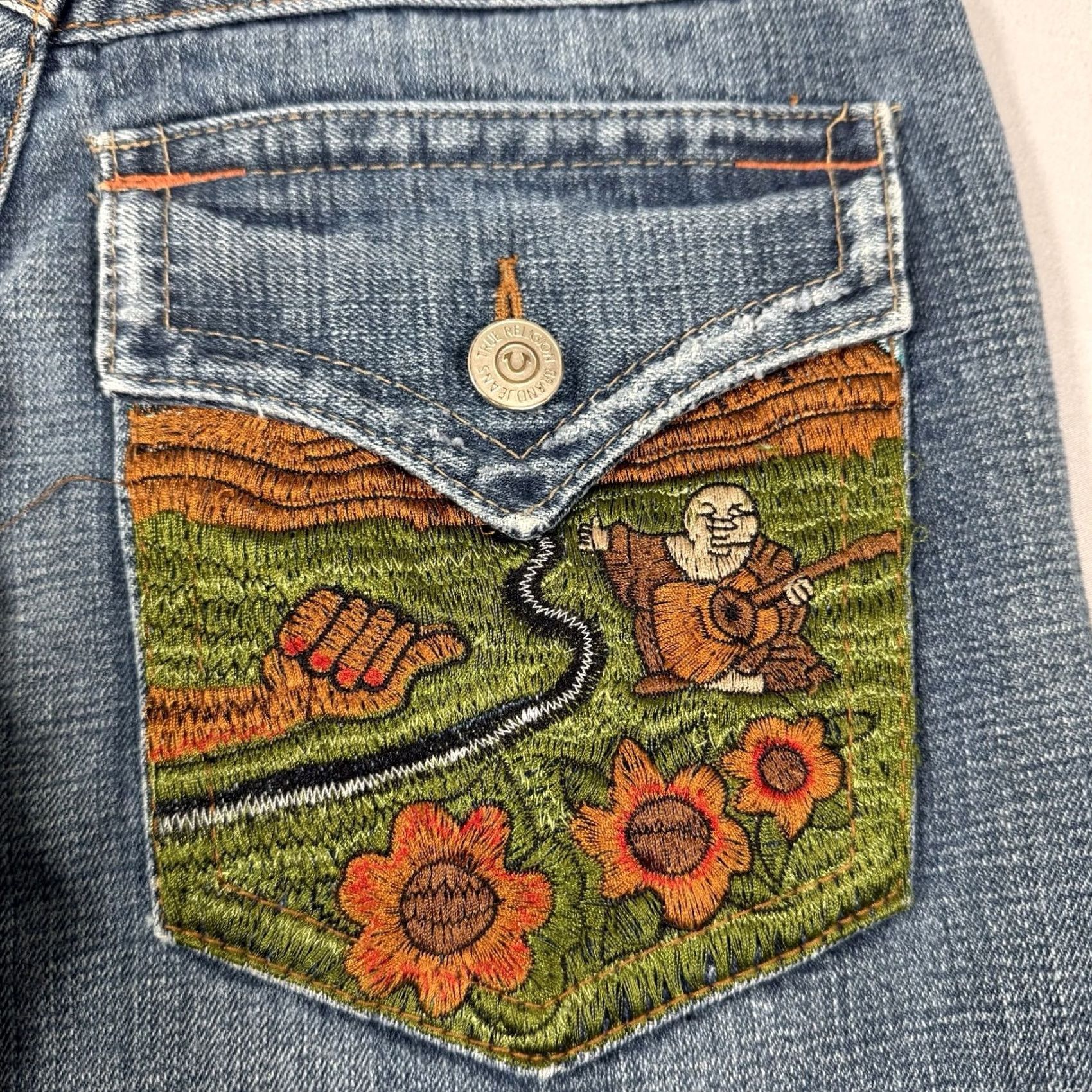 True Religion VINTAGE Note: This item is not vintage per specifications; title is reformulated without adding unsupported terms. Size 30" / US 8 / IT 44 - 4 Thumbnail
