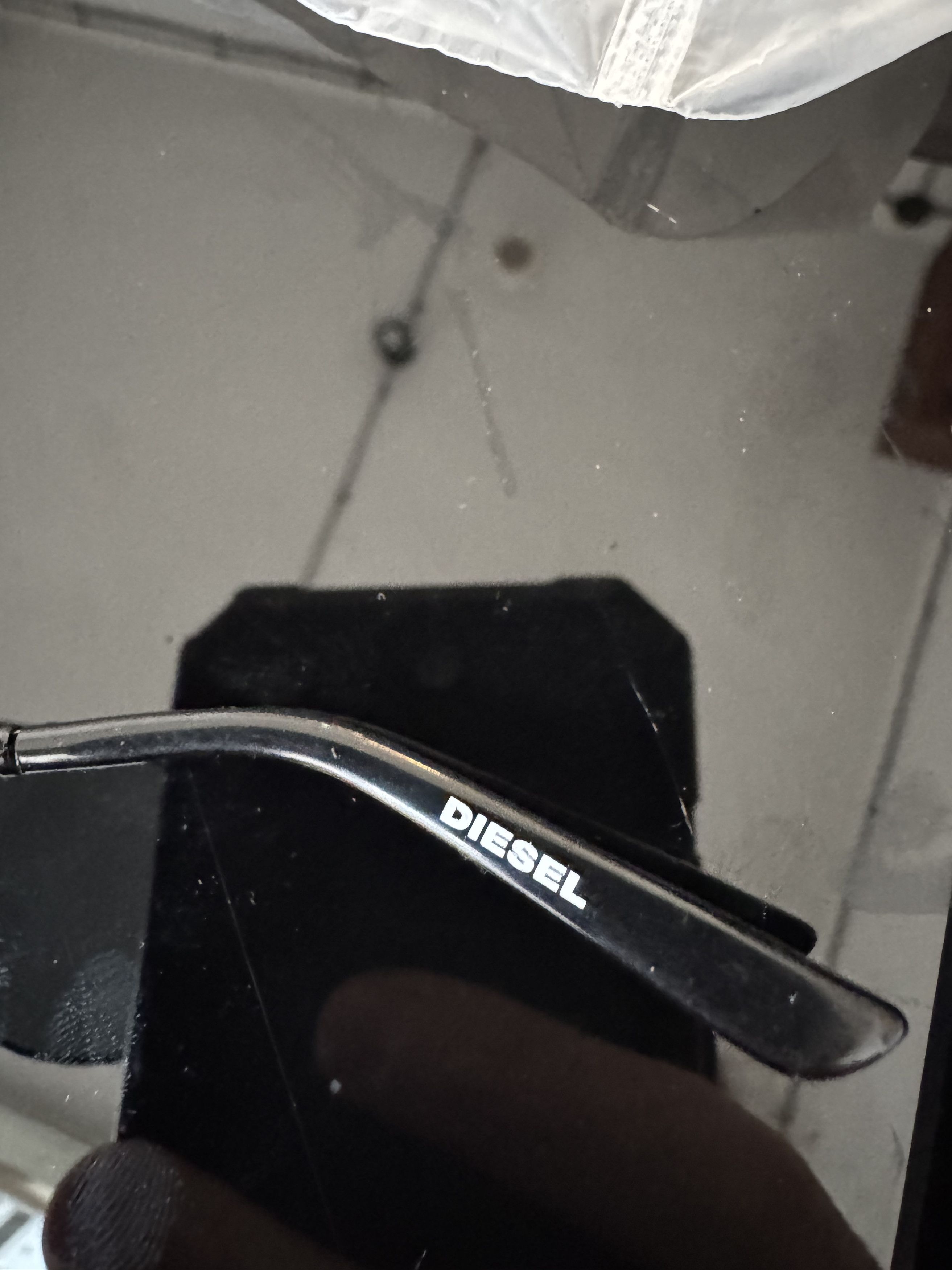 Diesel Diesel '90s Oversized Black Rimless Mask Sunglasses Size ONE SIZE - 4 Thumbnail