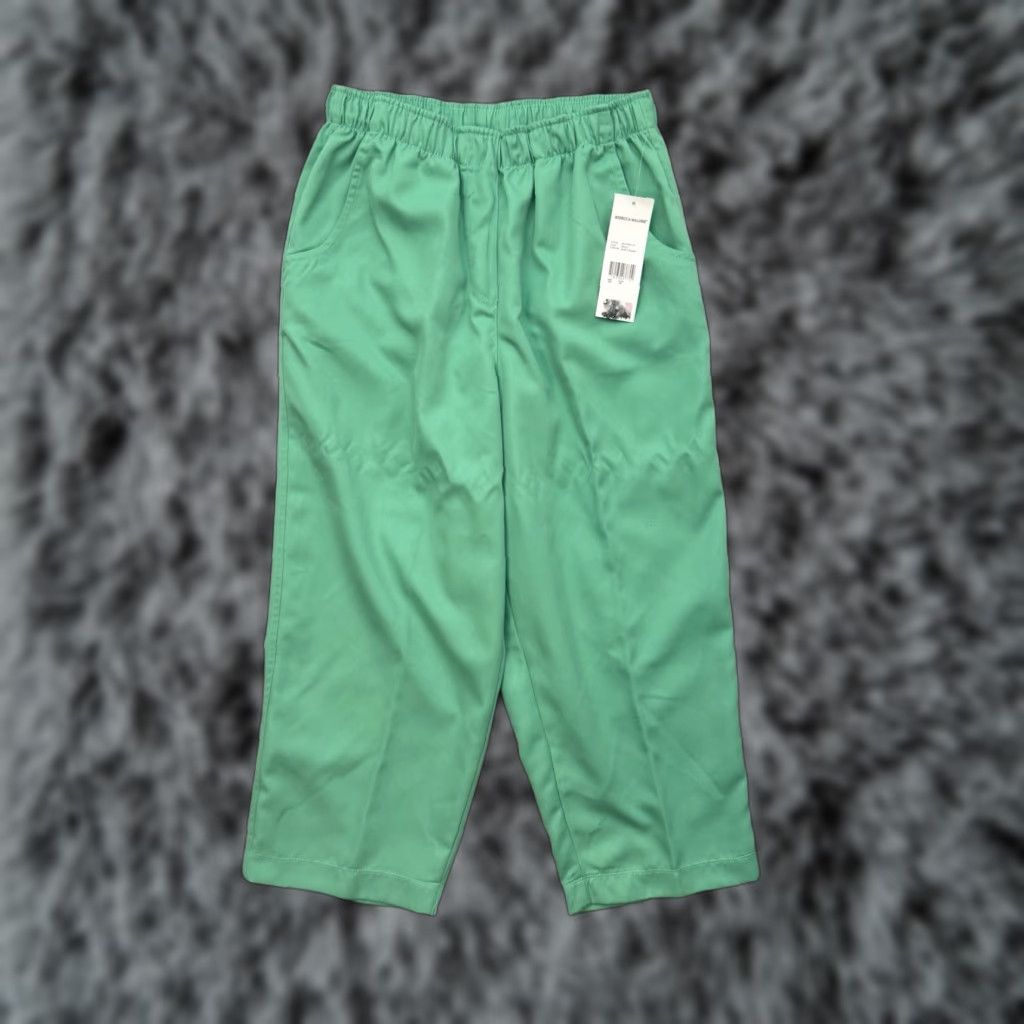 Vintage VINTAGE Rebecca Malone Capri Pants Sea Green Pockets Small Women Capris Beac h Comfy Grandmacore New Size 28" / US 6 / IT 42 - 1 Thumbnail