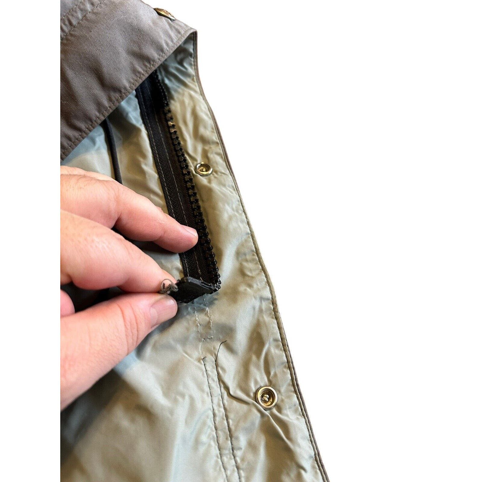 Vintage LL Bean Baxter State Park Made USA Jacket Gray Sz L