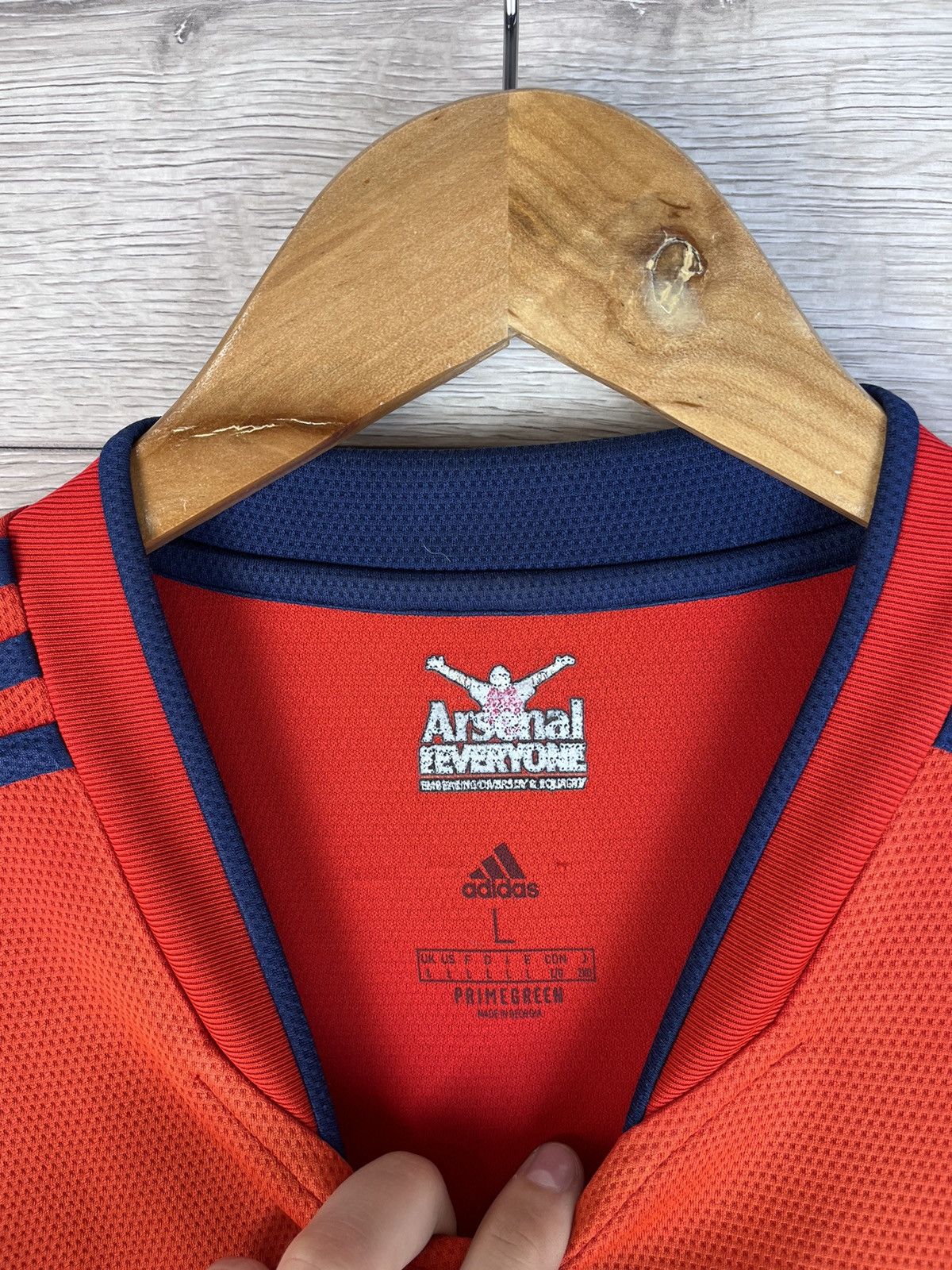 Adidas Men's soccer jersey Adidas FC Arsenal size L made in 🇬🇪 Size US L / EU 52-54 / 3 - 5 Thumbnail