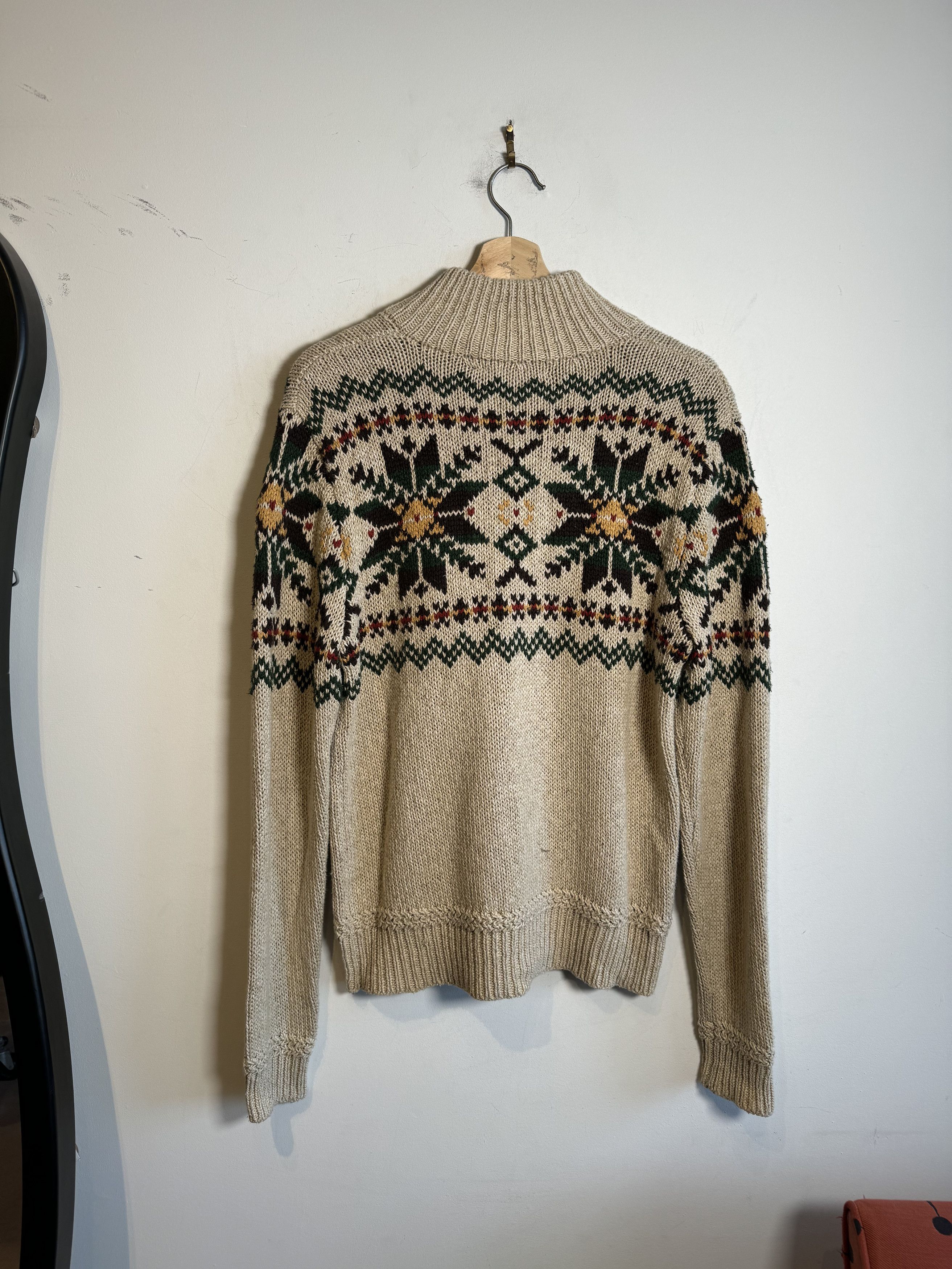 Ralph Lauren 90s Ralph Lauren Silk Blend Aztec Sweater Size S Size US S / EU 44-46 / 1 - 2 Thumbnail