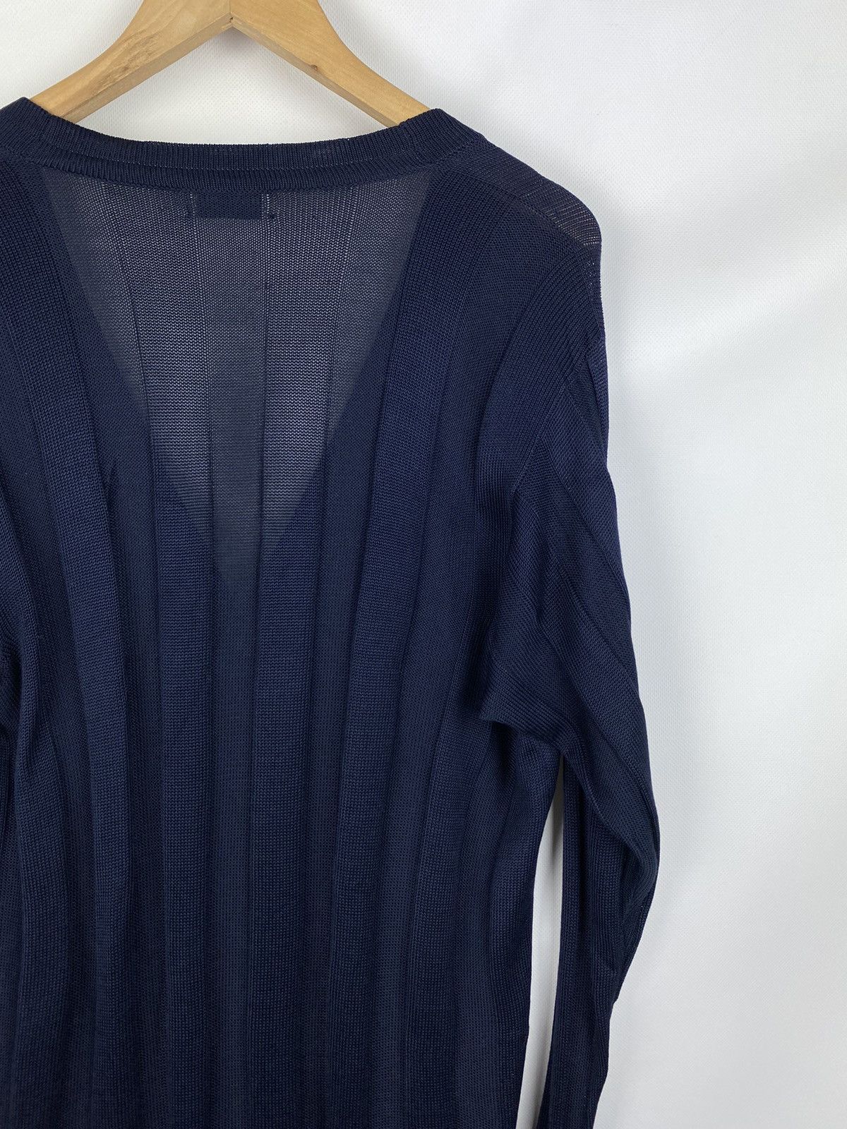 Dries Van Noten Dries Van Noten ladies silk cardigan sweater size 42 navy Size M / US 6-8 / IT 42-44 - 17 Thumbnail