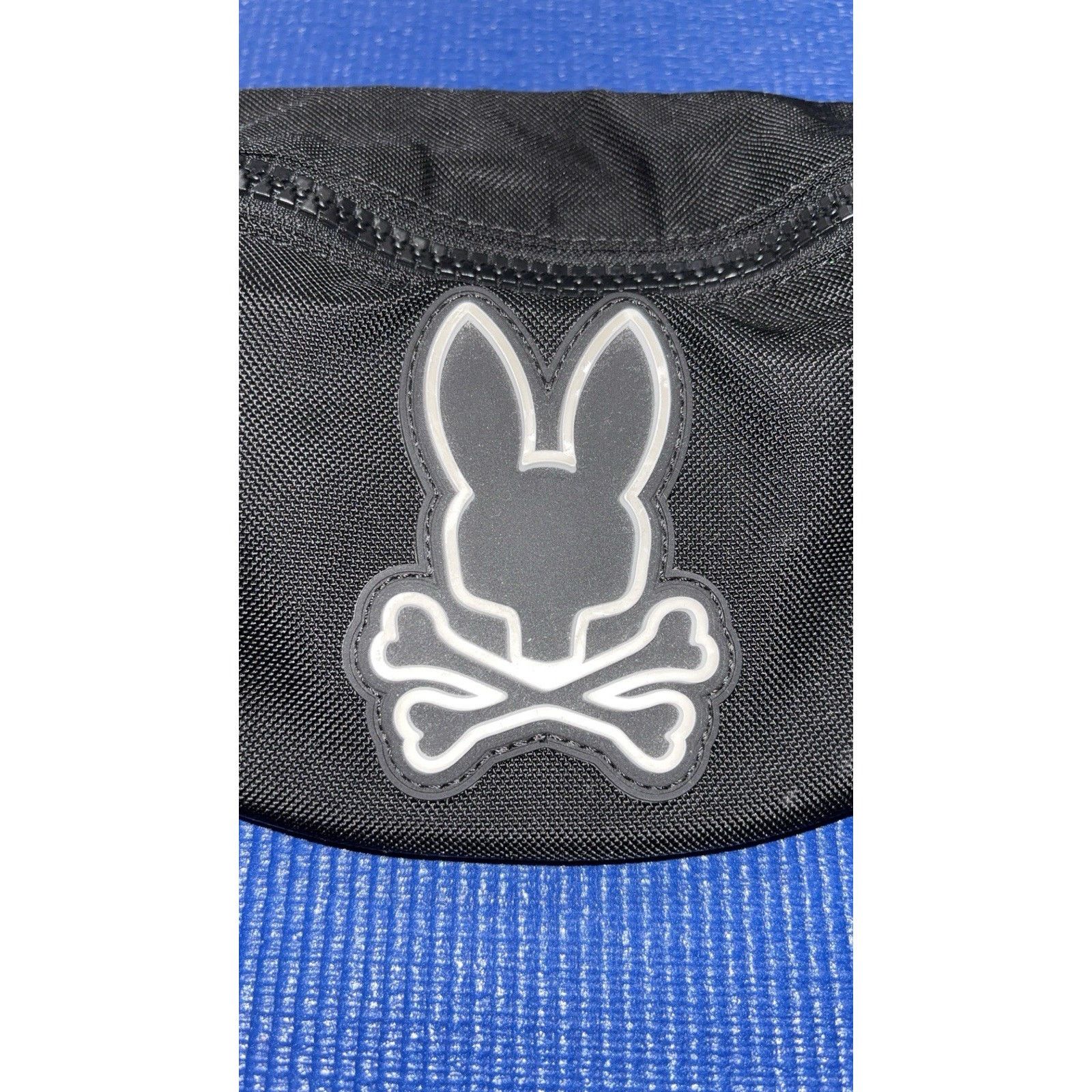 Psycho Bunny Phycho Bunny Fanny Pack Black And White Size ONE SIZE - 3 Thumbnail
