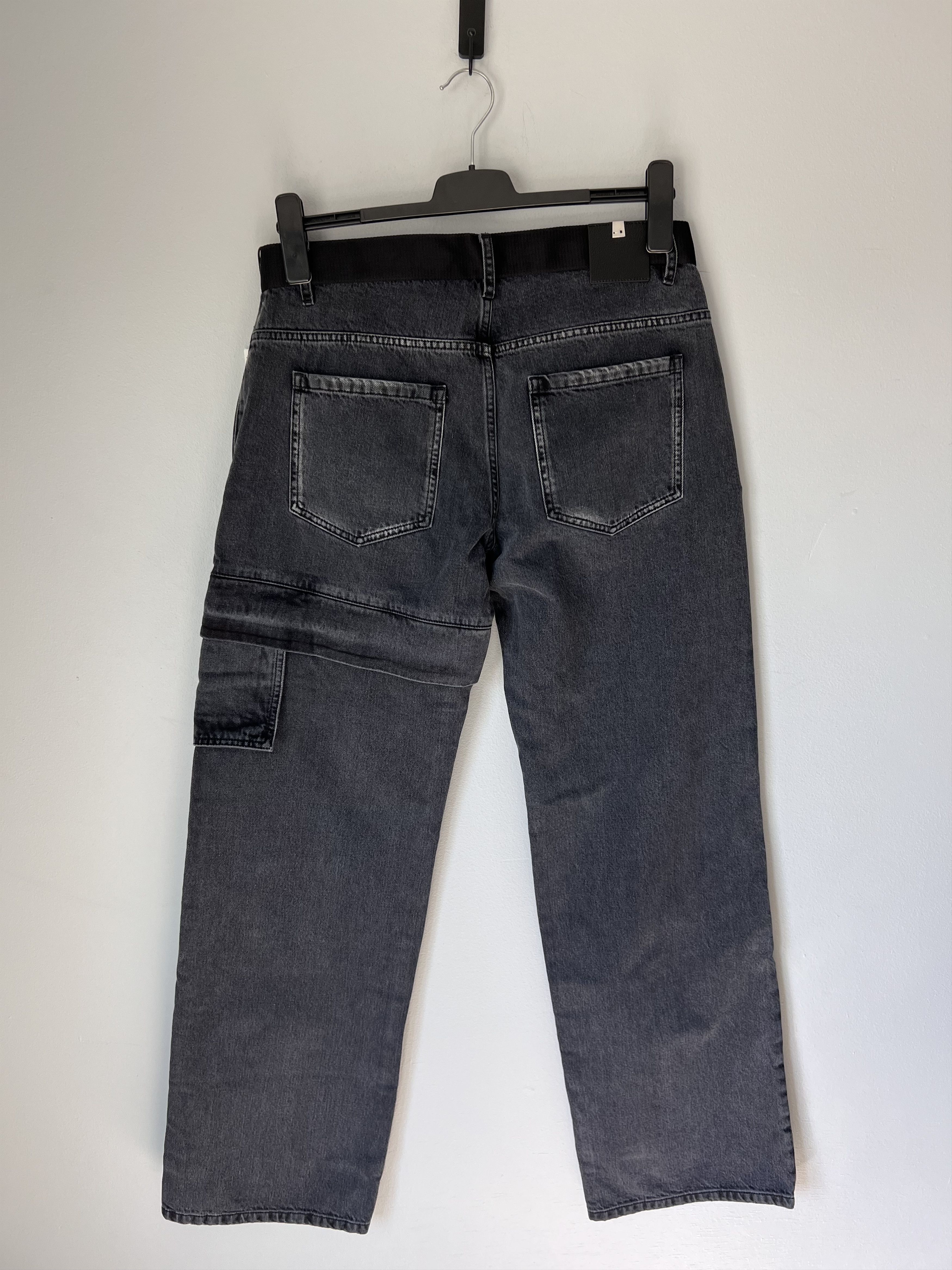 1017 ALYX 9SM 1017 Alyx 9SM Oversized Cargo Jeans in Black Size US 34 / EU 50 - 4 Thumbnail