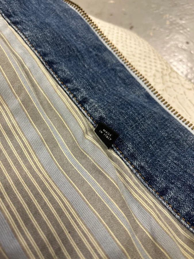 Dolce & Gabbana SS2005 Dolce & Gabbana Apocalyptic Biker Denim Jacket Size US M / EU 48-50 / 2 - 16 Thumbnail
