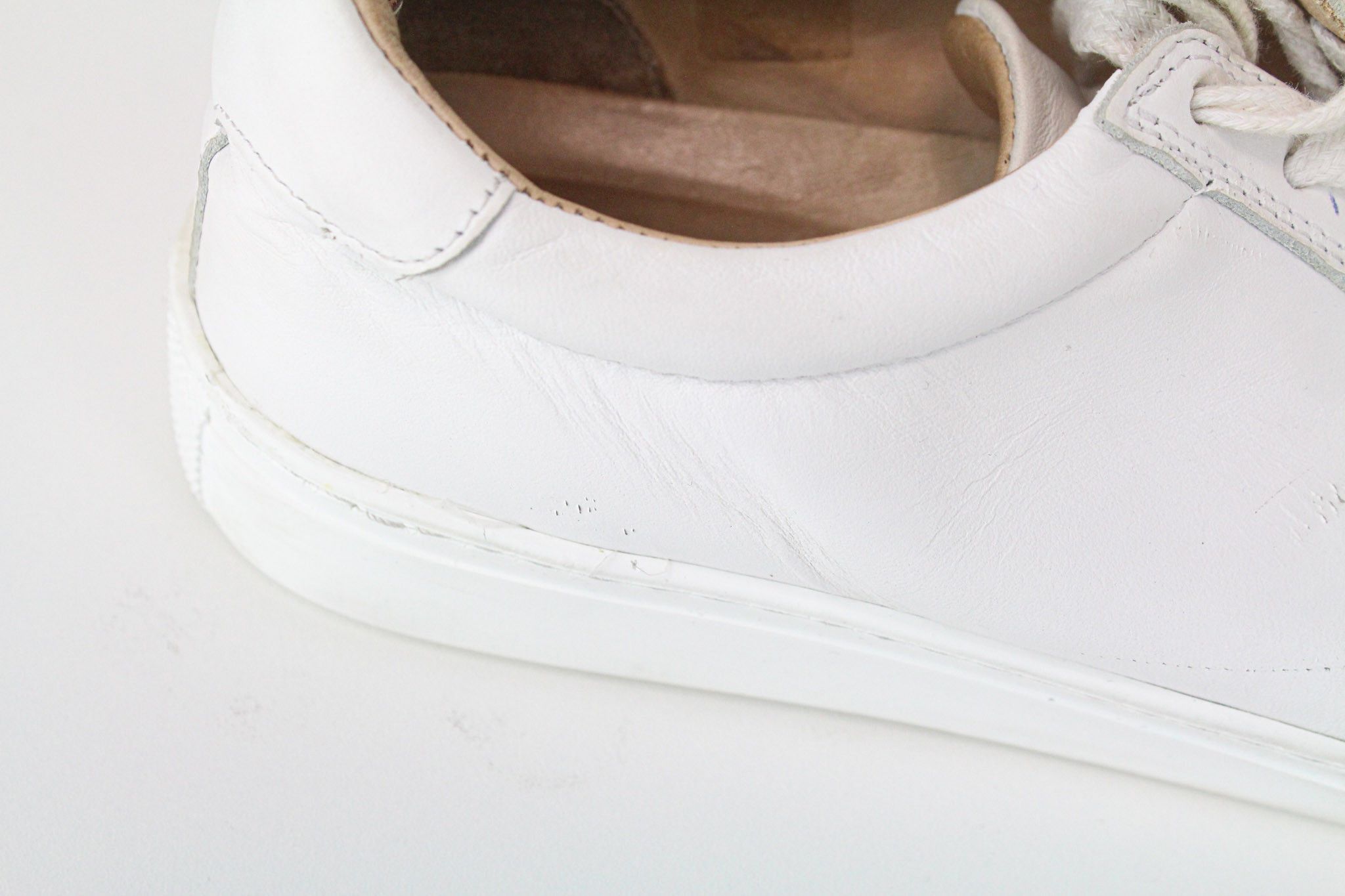 Suitsupply EU40 White Leather Low-Top Sneakers 73723 Size US 7 / EU 40 - 12 Thumbnail