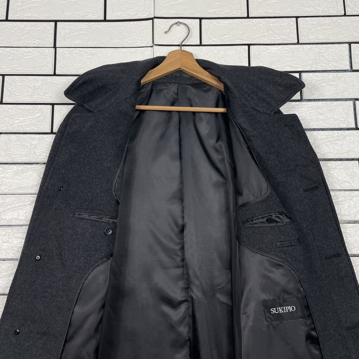 Japanese Brand Japanese Brand Sukipio Black Wool Coat Size US L / EU 52-54 / 3 - 13 Thumbnail