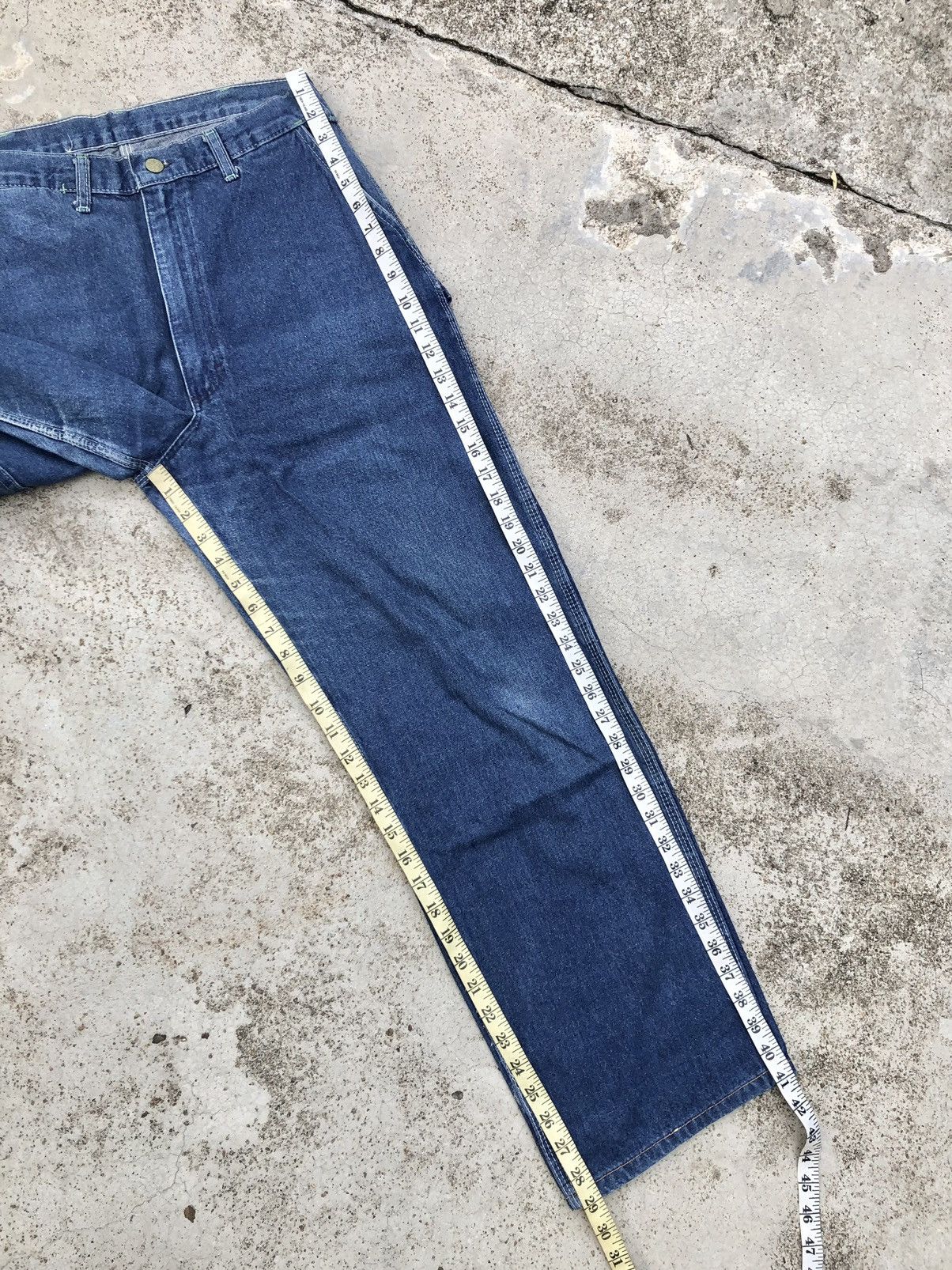 Oshkosh BAGGY WIDE LEG VINTAGE OSHKOSH CARPENTER DENIM Size US 30 / EU 46 - 12 Thumbnail
