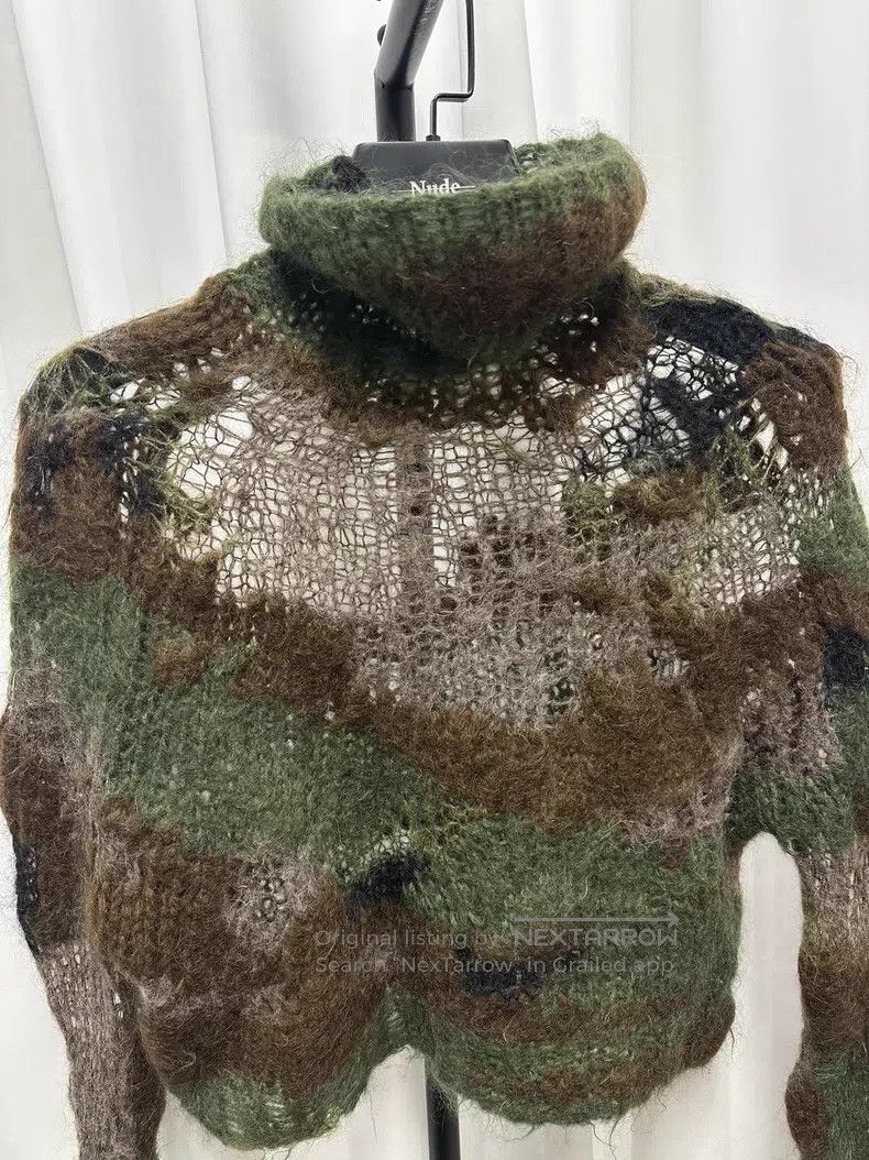 Junya Watanabe Junya Watanabe Camouflage Sweater Size US S / EU 44-46 / 1 - 2 Thumbnail
