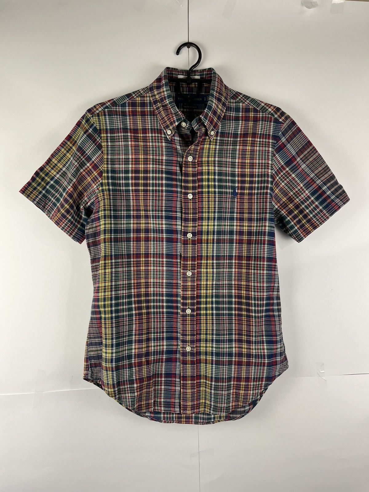 Ralph Lauren Ralph Lauren Plaid Indian Cotton ShortSleeve Shirt Button Up Size US S / EU 44-46 / 1 - 1 Thumbnail