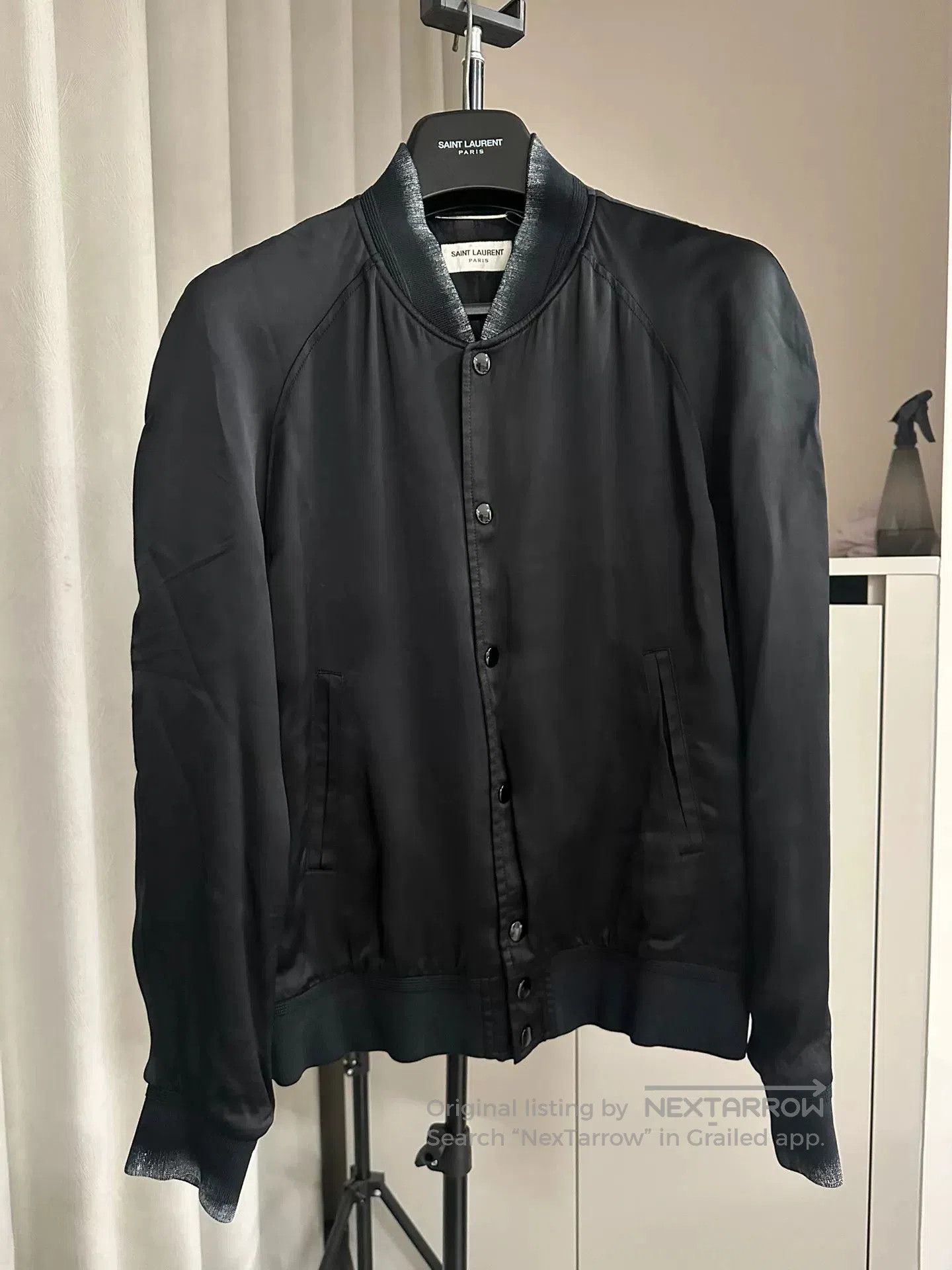 Saint Laurent Paris Saint Laurent Silk Jacket with Moon Design. Size US L / EU 52-54 / 3 - 2 Thumbnail