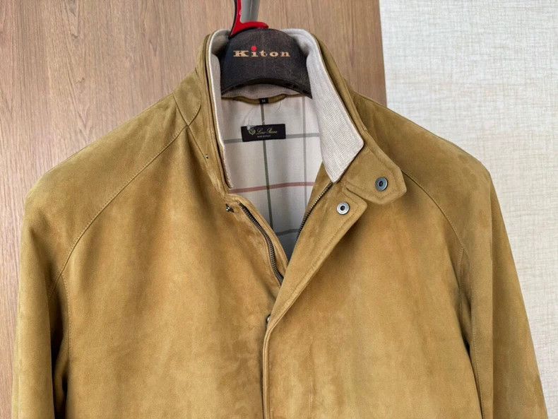 Loro Piana Loro Piana Men's Pilot Leather Jacket Size US M / EU 48-50 / 2 - 1 Thumbnail