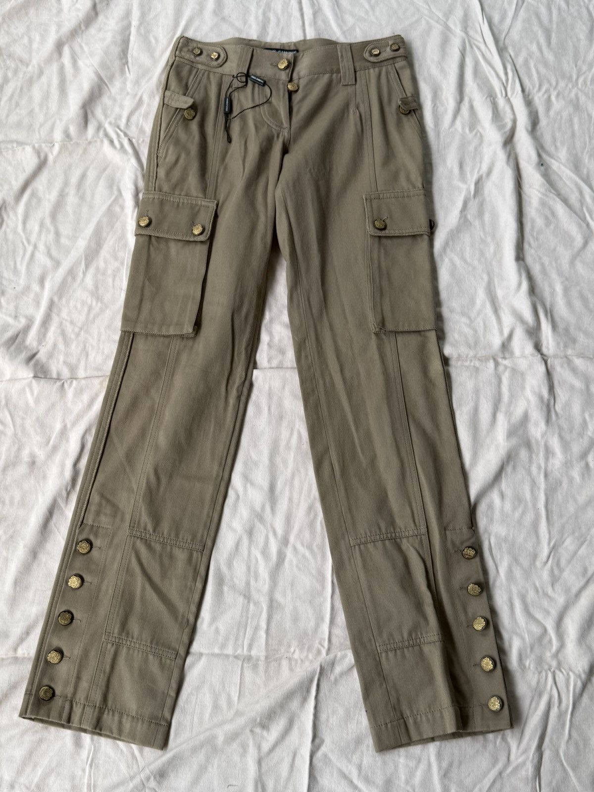Dolce & Gabbana Dolce & Gabbana Brown Cargo Trousers Size US 34 / EU 50 - 2 Thumbnail