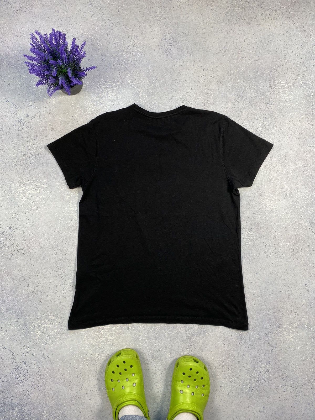 Roberto Cavalli Roberto Cavalli Men’s Black T-shirt With Big Centre Logo Size US L / EU 52-54 / 3 - 7 Thumbnail