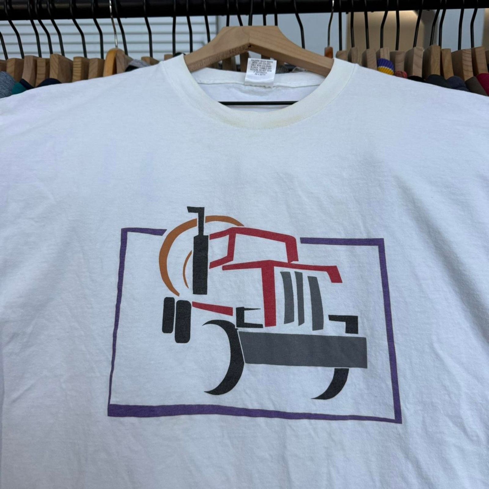 Other Vintage 90s Cement Truck Art Tee With Front and Back Graphic Size US XL / EU 56 / 4 - 2 Thumbnail