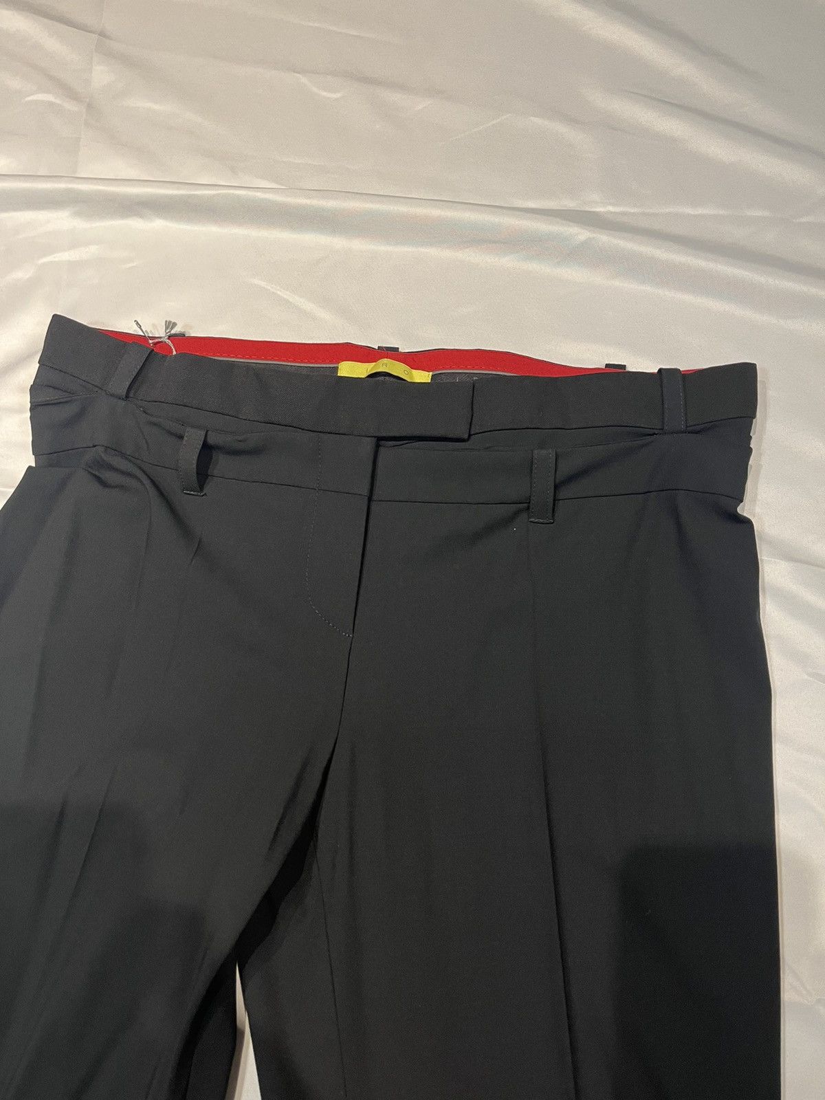 Iro × Vintage Iro Double Waist Belt Black Trouser Pants 90s Size US 40 / EU 56 - 2 Thumbnail