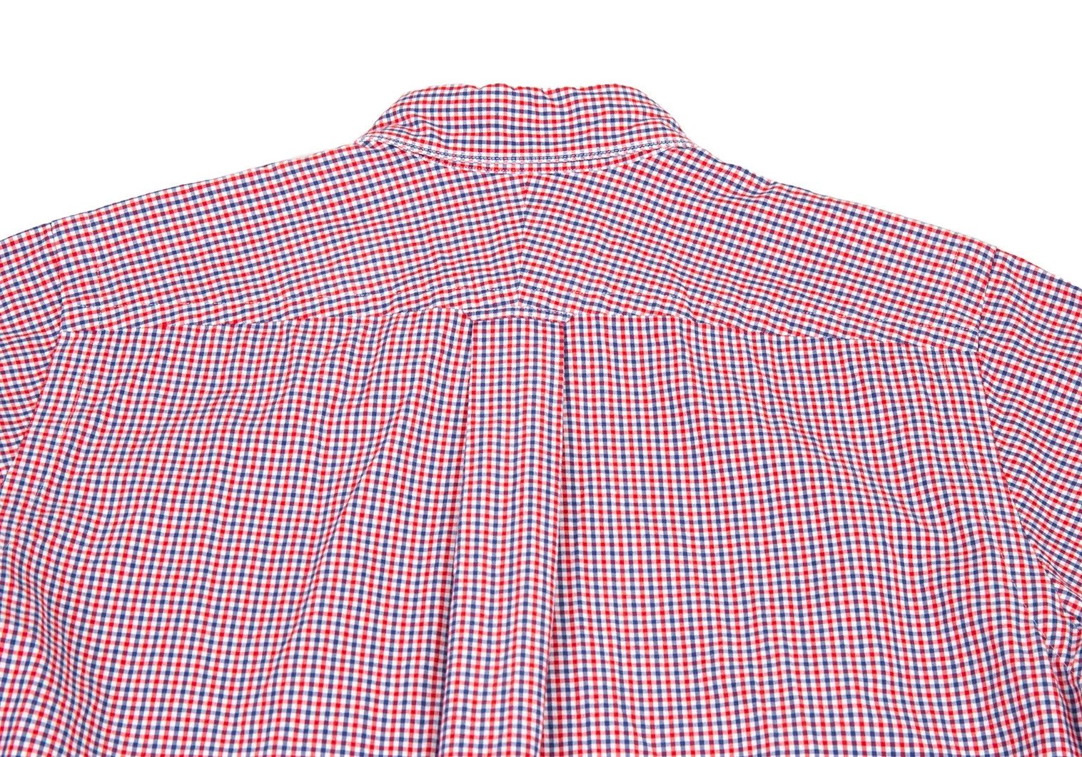 Junya Watanabe Gingham Check Short Sleeve Button-Down Shirt Red/Blue/White Size US S / EU 44-46 / 1 - 15 Thumbnail