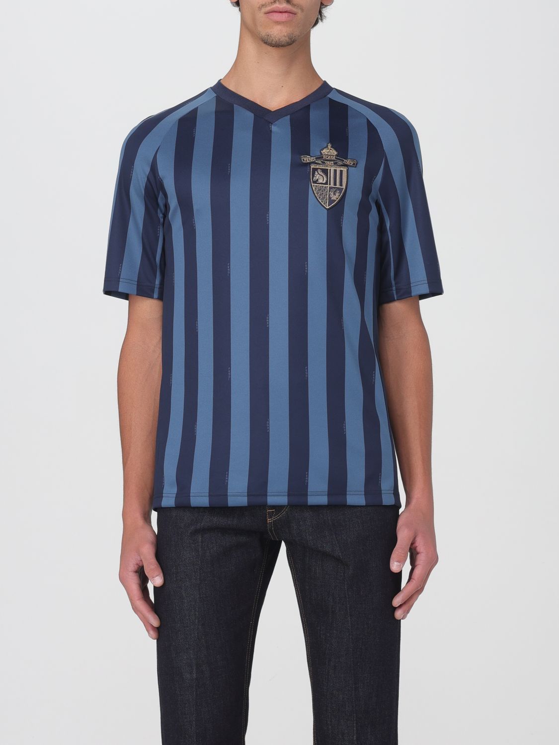 Fendi Fendi T-Shirt Men Blue Size US L / EU 52-54 / 3 - 1 Thumbnail