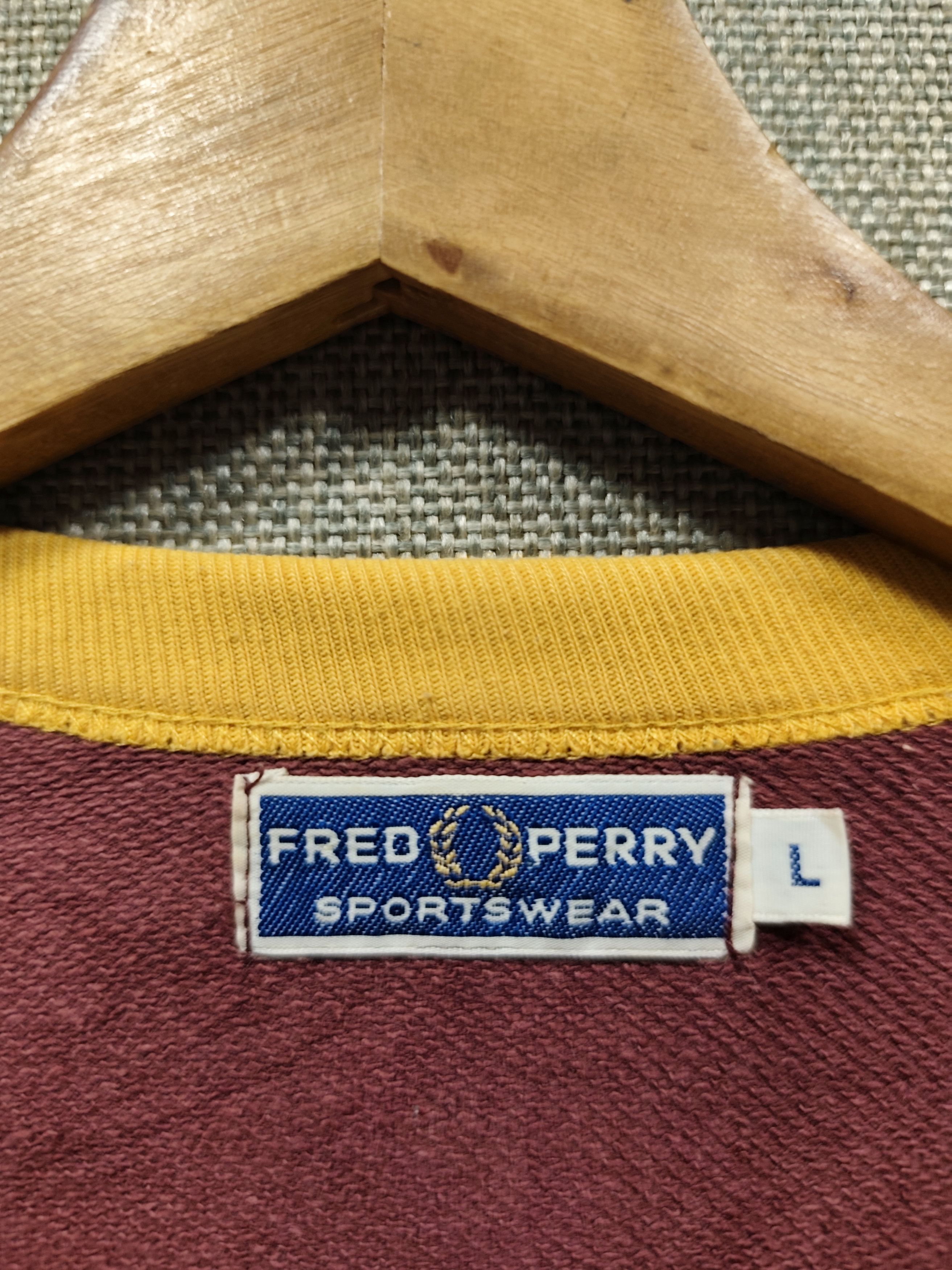 Fred Perry 90s Vintage Fred Perry Sportswear Pullover Size US L / EU 52-54 / 3 - 5 Thumbnail
