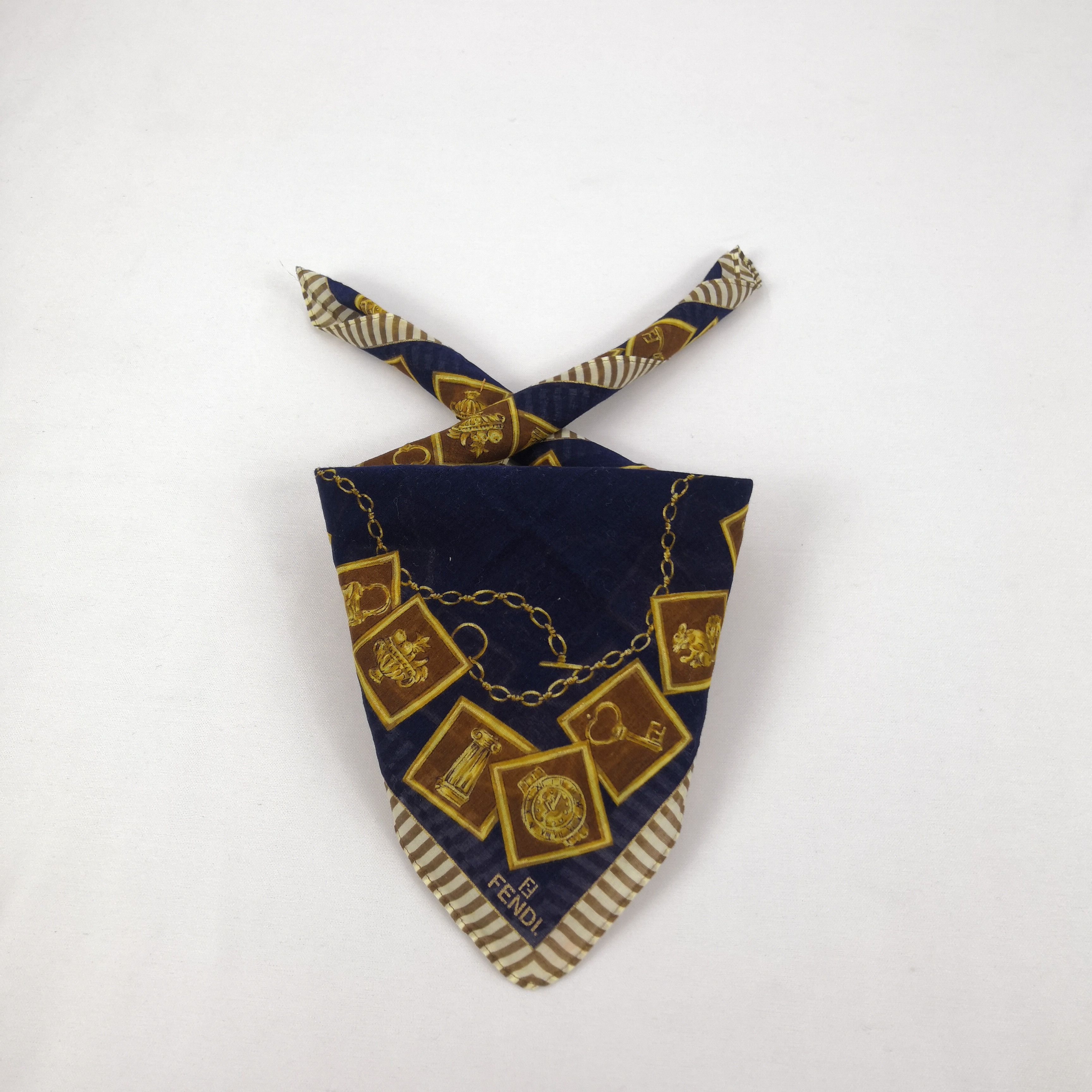 Japanese Brand × Vintage Vintage Fendi Handkerchief Neckerchief Bandana Size ONE SIZE - 2 Thumbnail