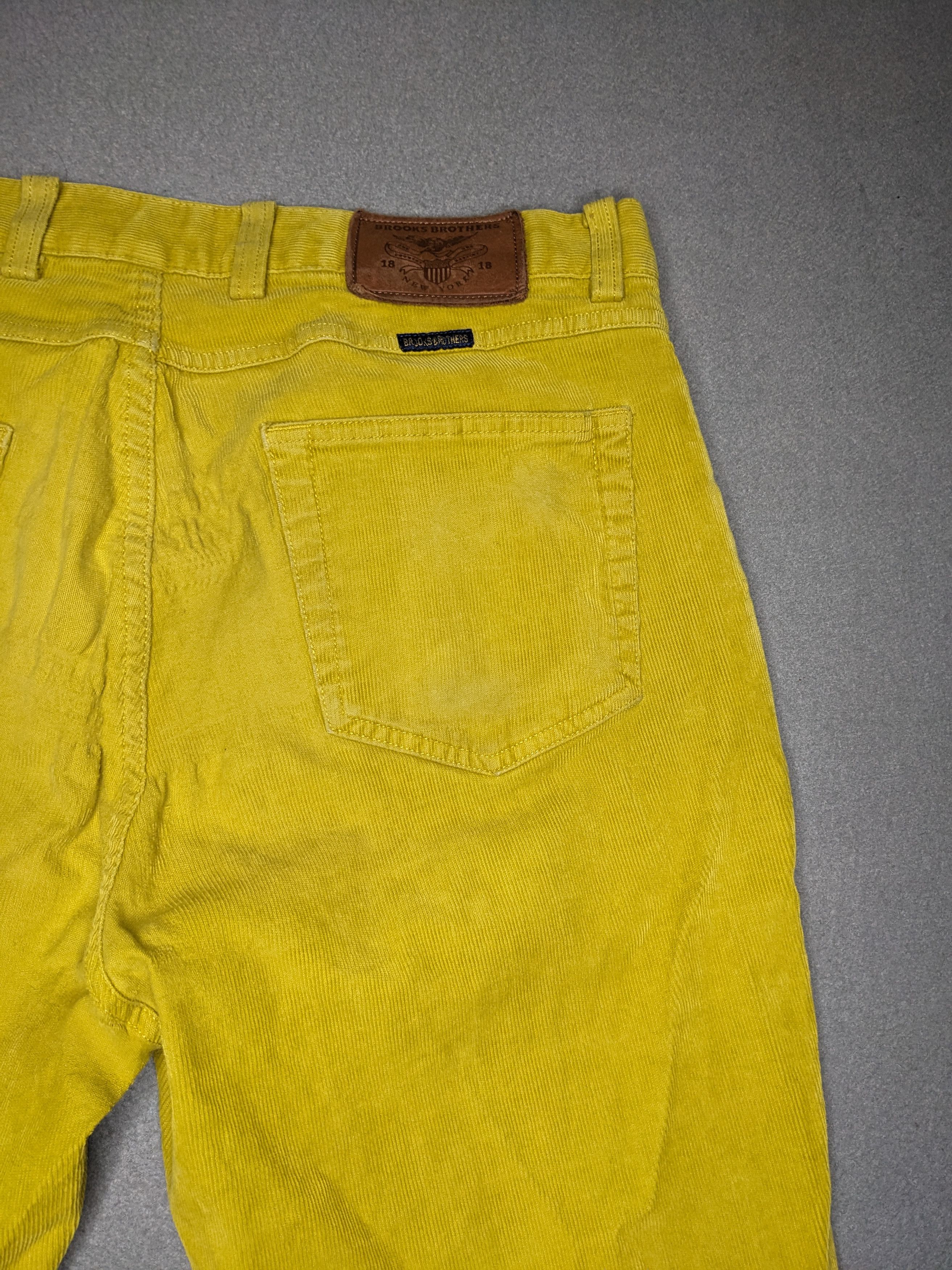 Brooks Brothers Brooks Brothers Mens Corduroy Pants 34x29 Mustard Straight Size US 34 / EU 50 - 9 Thumbnail