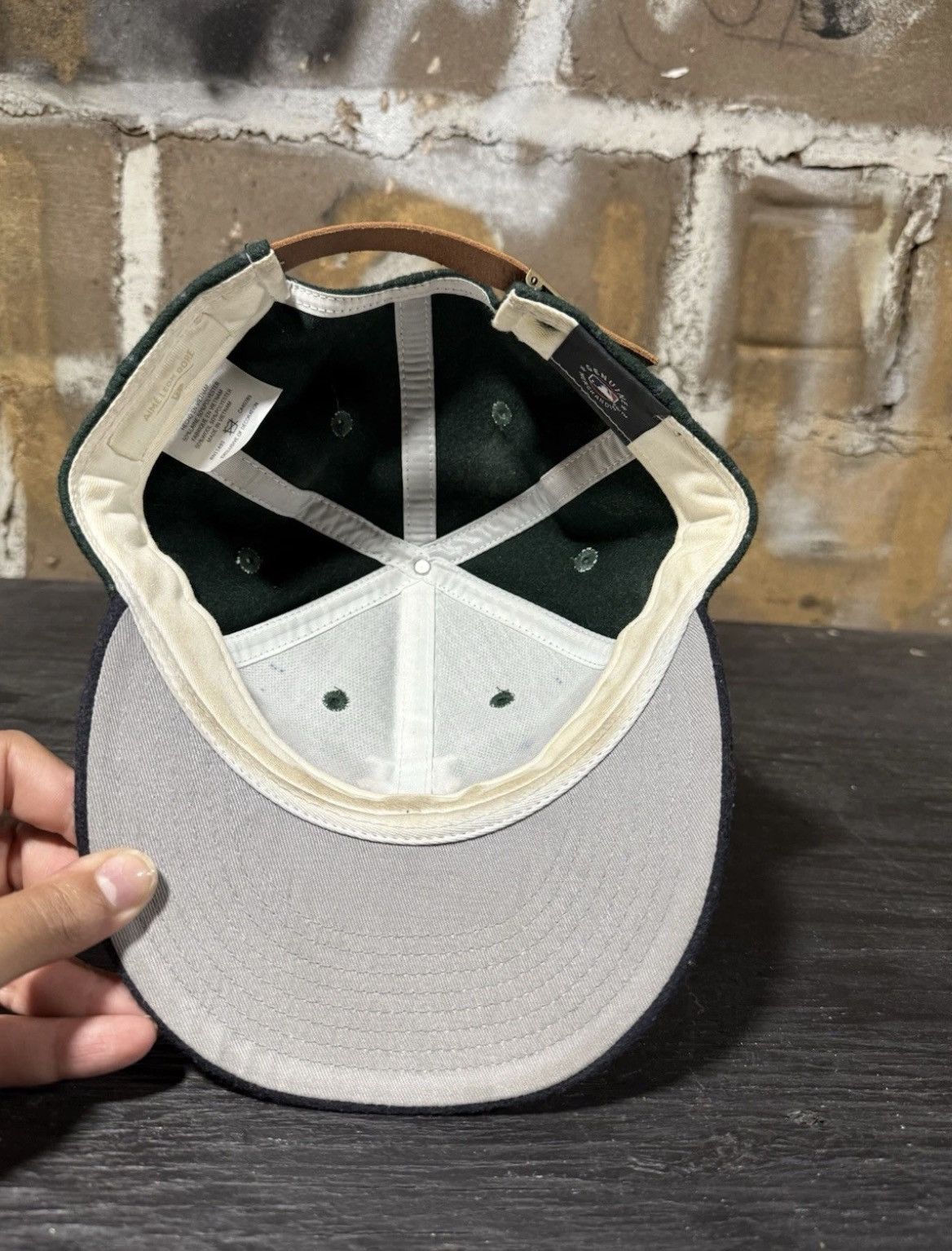 Aime Leon Dore × New Era Aime Leon Dore MLB New Era Baseball Cap Green Blue Pinstripe Size ONE SIZE - 6 Thumbnail