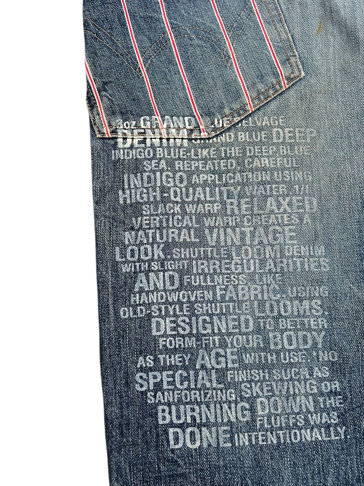 Kapital Vintage Edwin 505 Selvedge Japanese Distressed Denim jeans Size US 34 / EU 50 - 6 Thumbnail