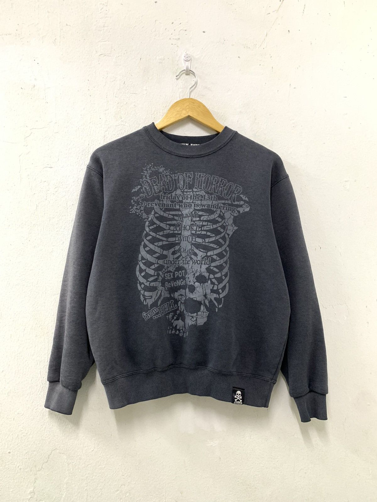 Japanese Brand Sex Pot Revenge Dead Of Horror Faded Sweatshirt Size US S / EU 44-46 / 1 - 1 Thumbnail